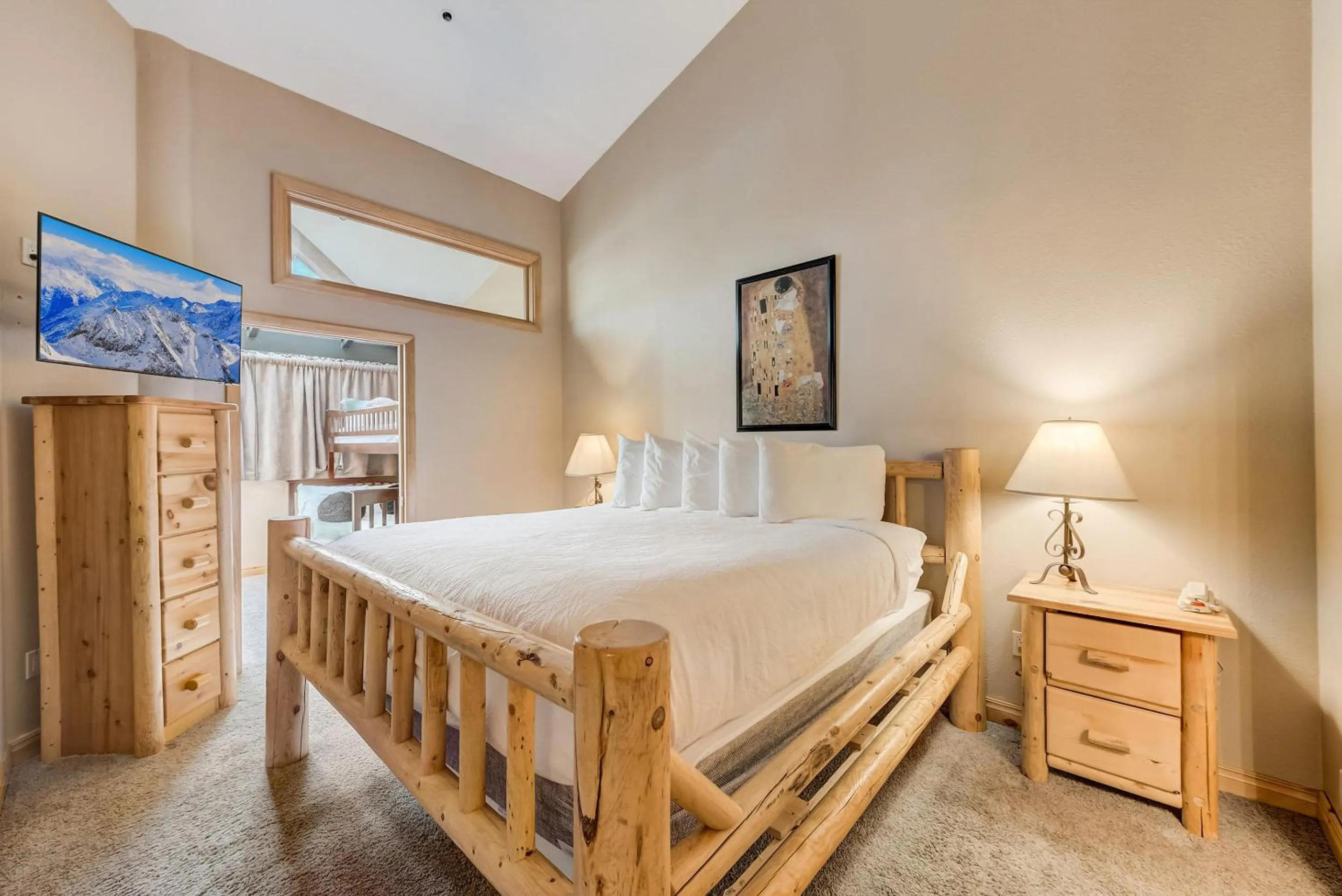 Bed in Silver King by All Seasons Resort Lodging