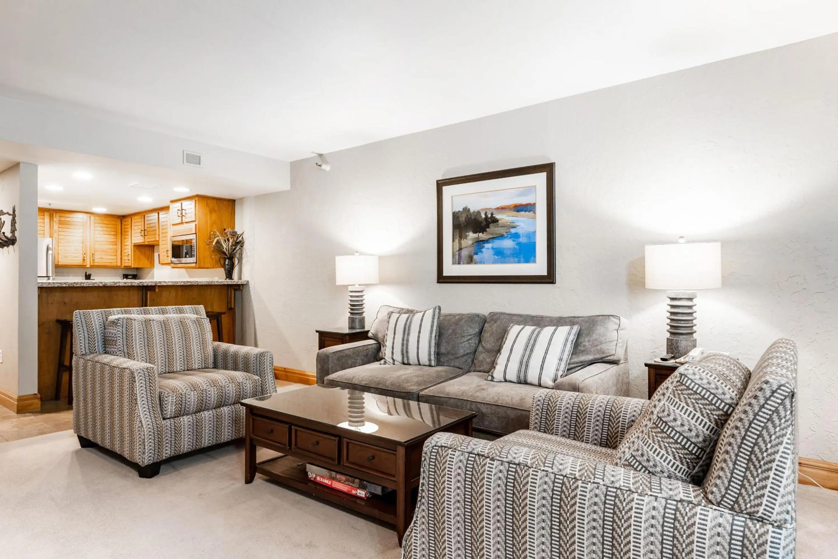 Living room in Silver King by All Seasons Resort Lodging