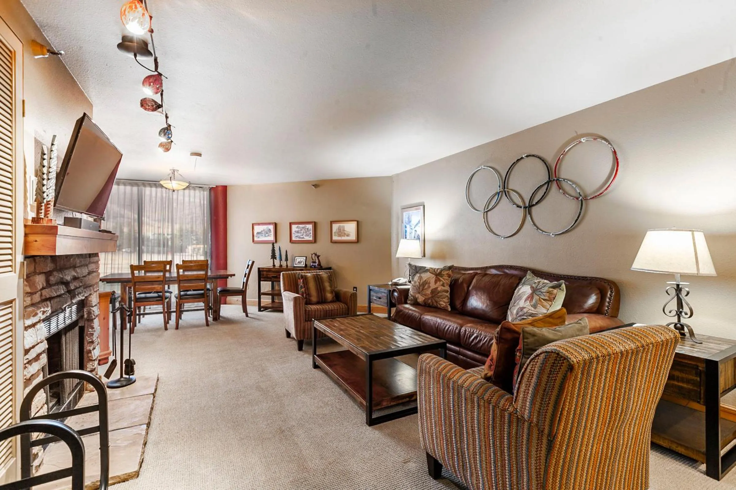 Living room in Silver King by All Seasons Resort Lodging