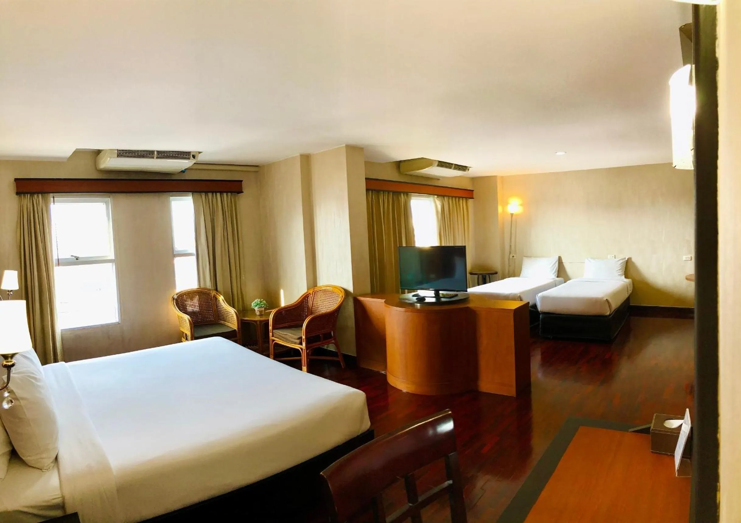 Bedroom, Bed in Piyada Residence By TecHotels - Guest Friendly - Near to Beach, Famous Walking Street - Night Clubs , Bars & Discos