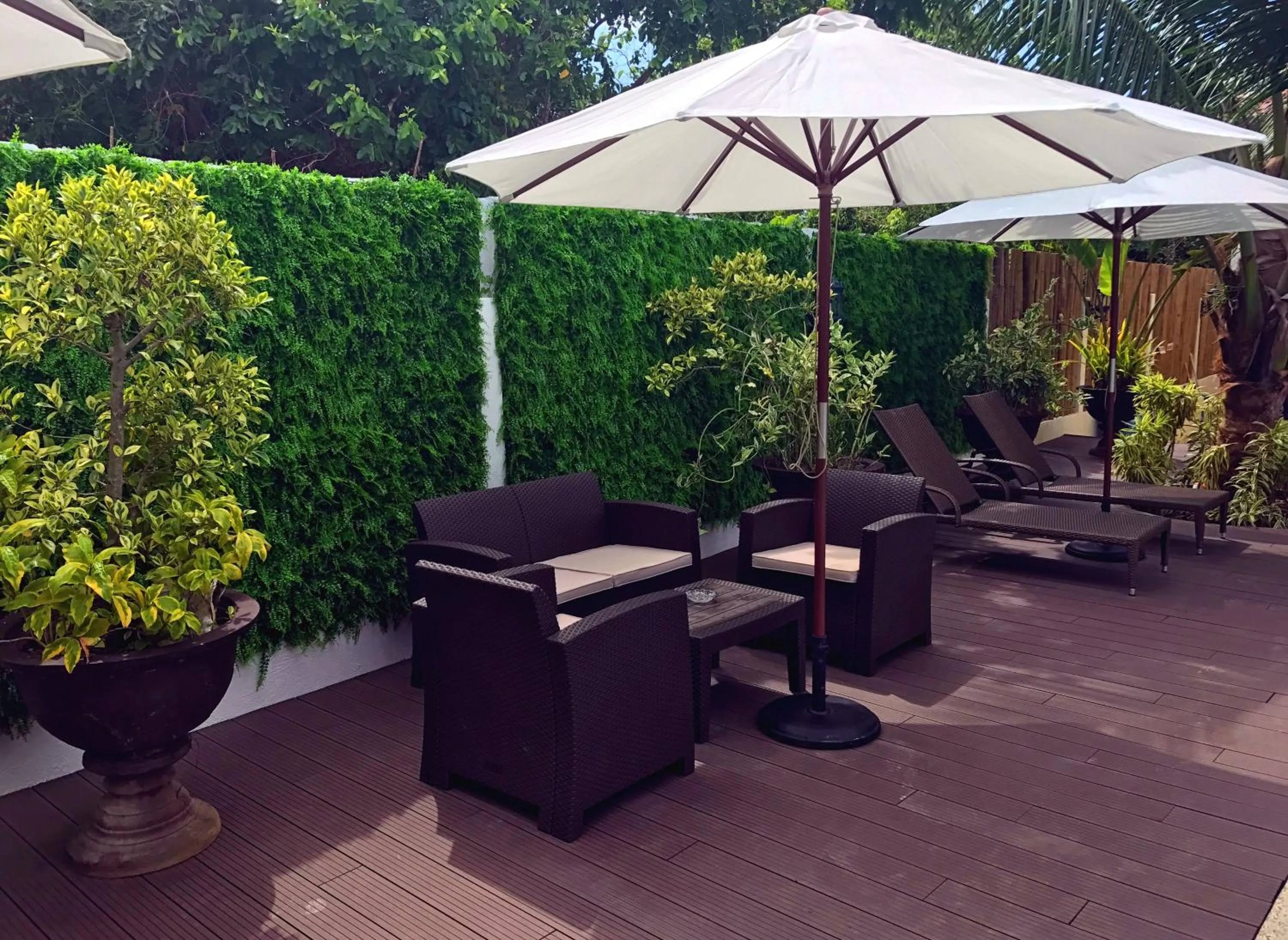 Seating area in Nora's Place