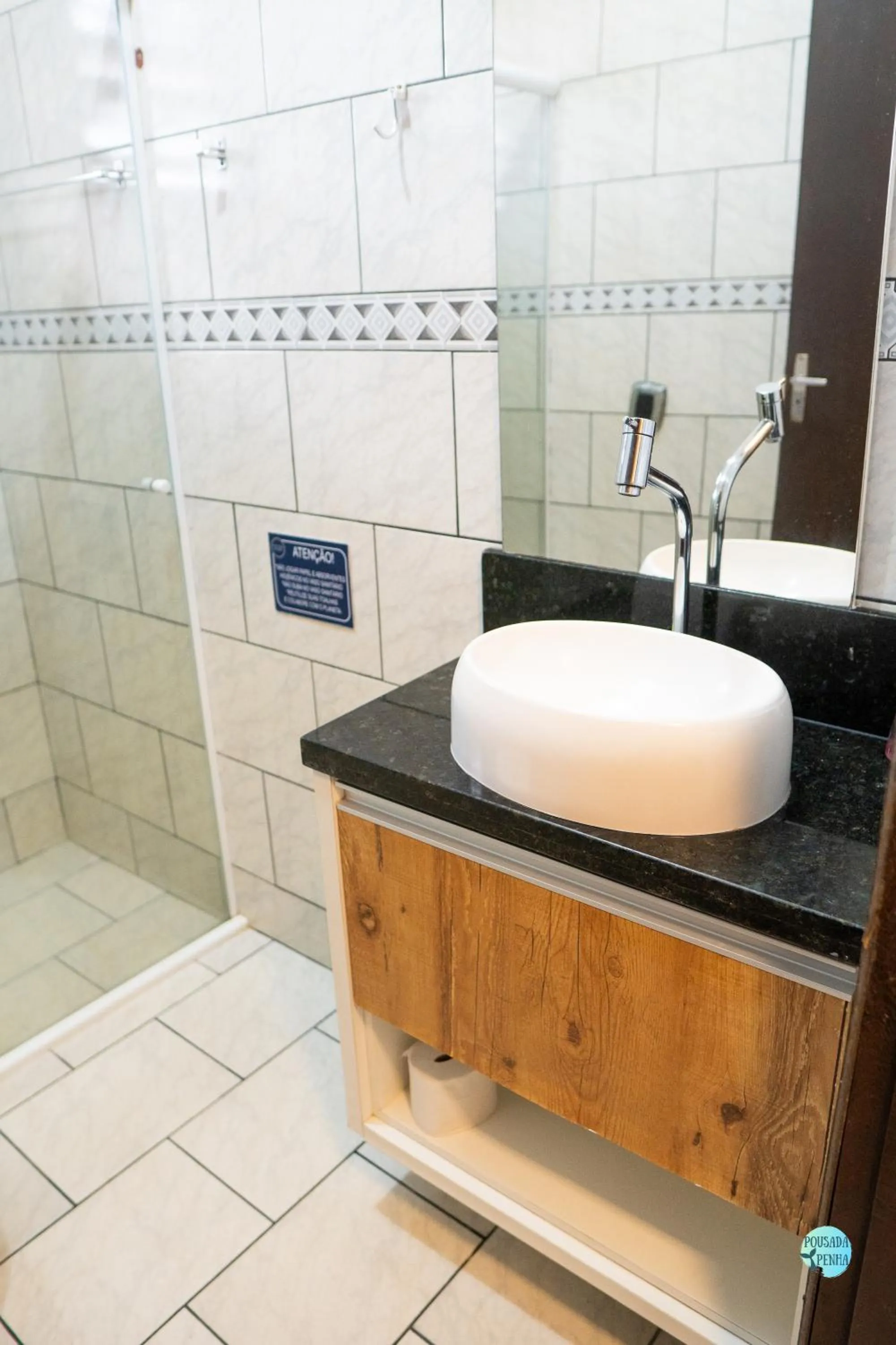 Bathroom in Pousada Penha 1 Beto Carrero