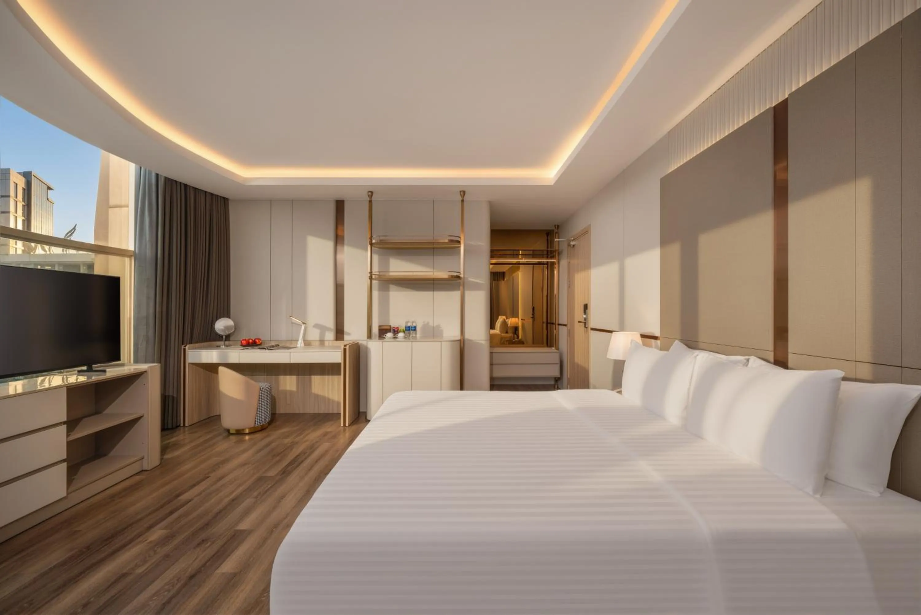 Bed in Sun River Hotel