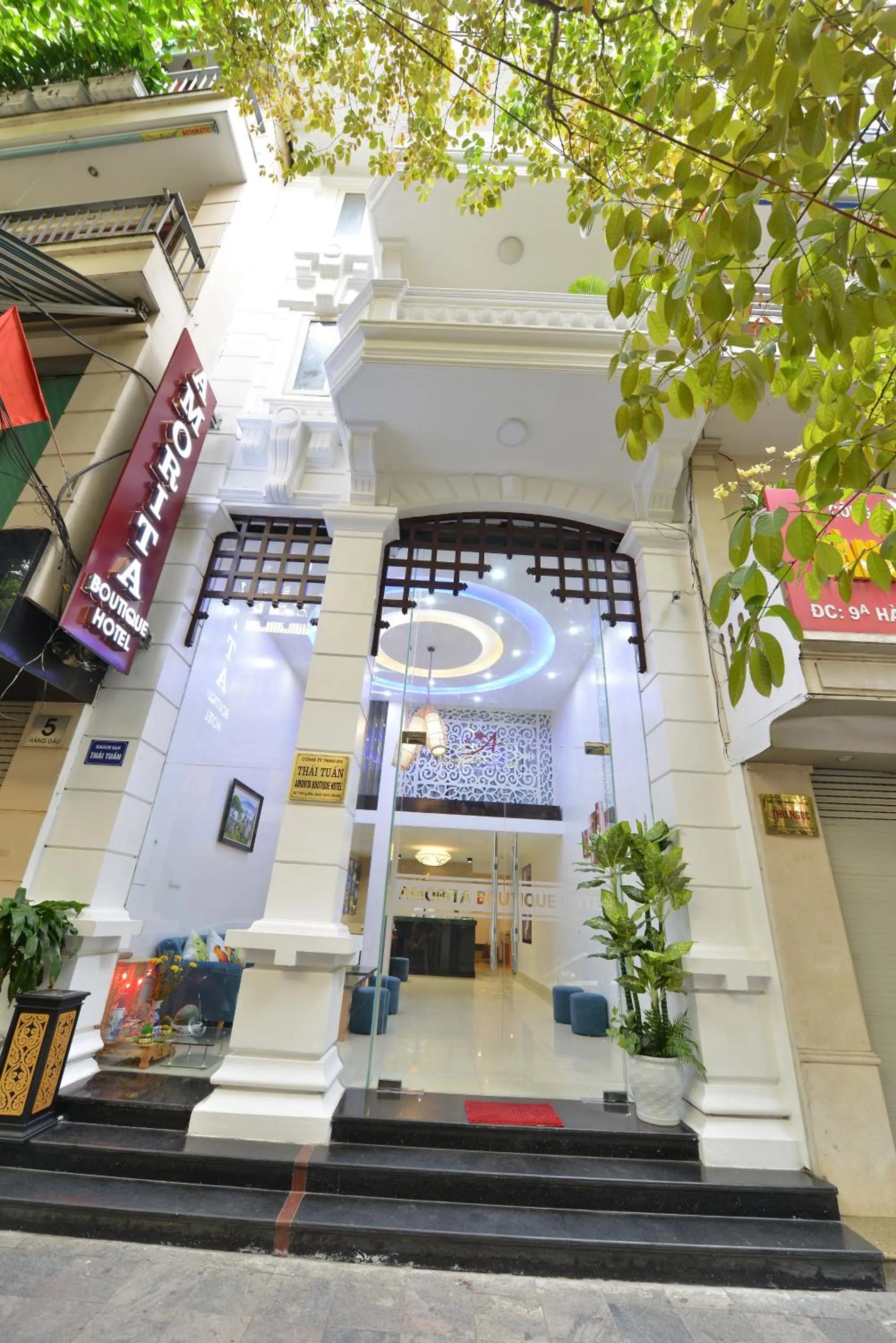 Facade/entrance in Hanoi Amorita Boutique Hotel & Travel