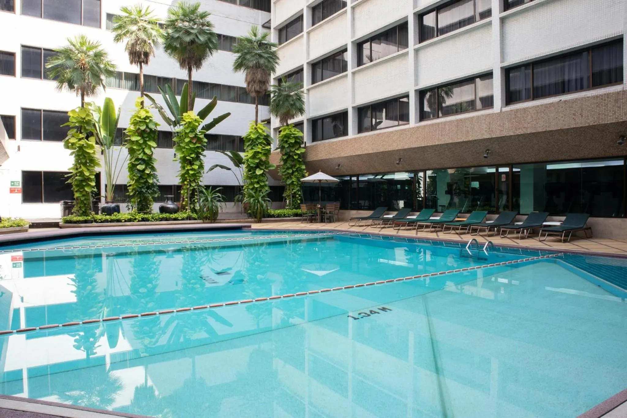 Swimming pool in Asia Hotel Bangkok
