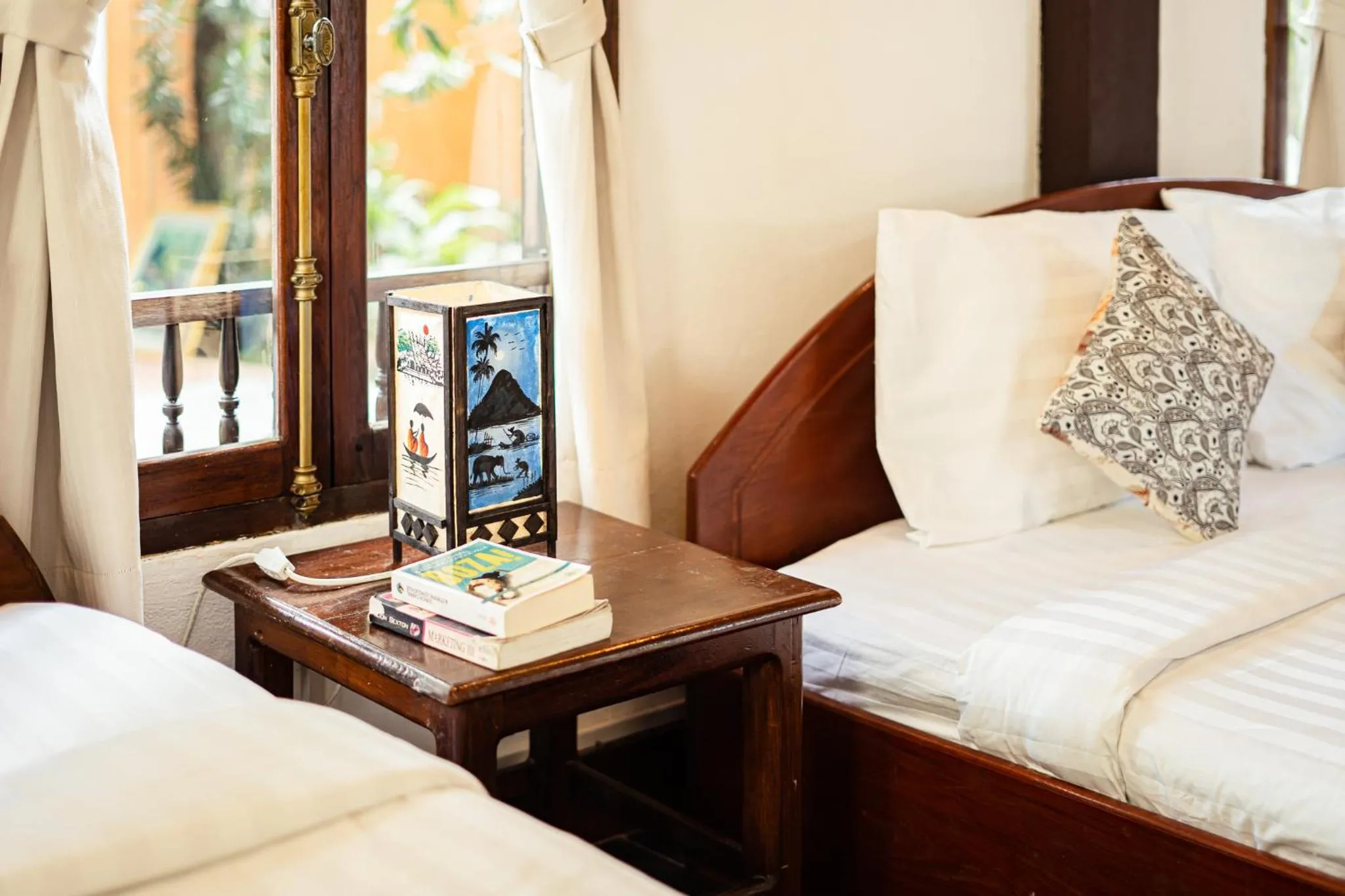 Bed in Villa Khoum Xieng Thong Boutique