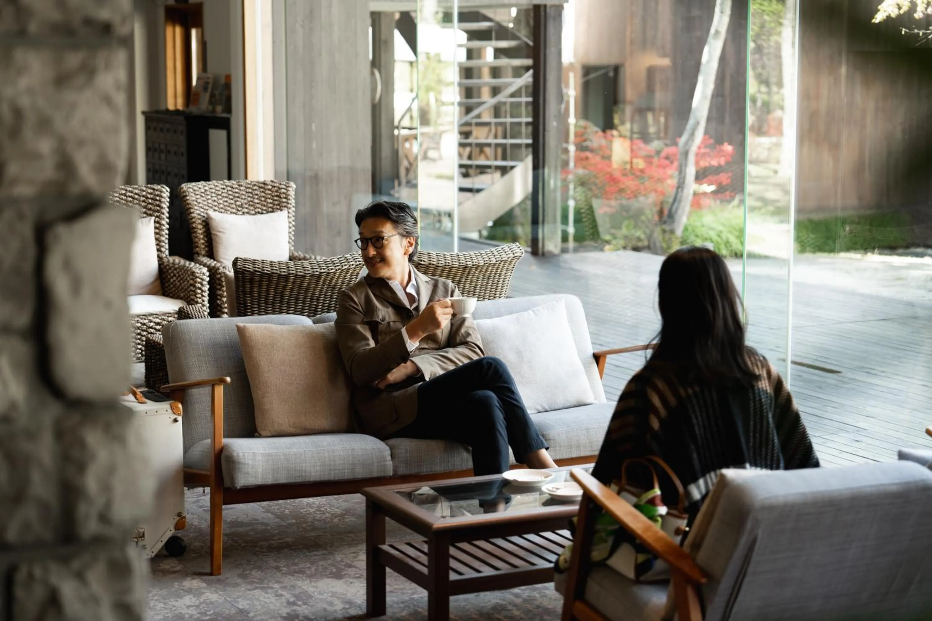Lobby or reception in Hotel Sierra Resort Hakuba