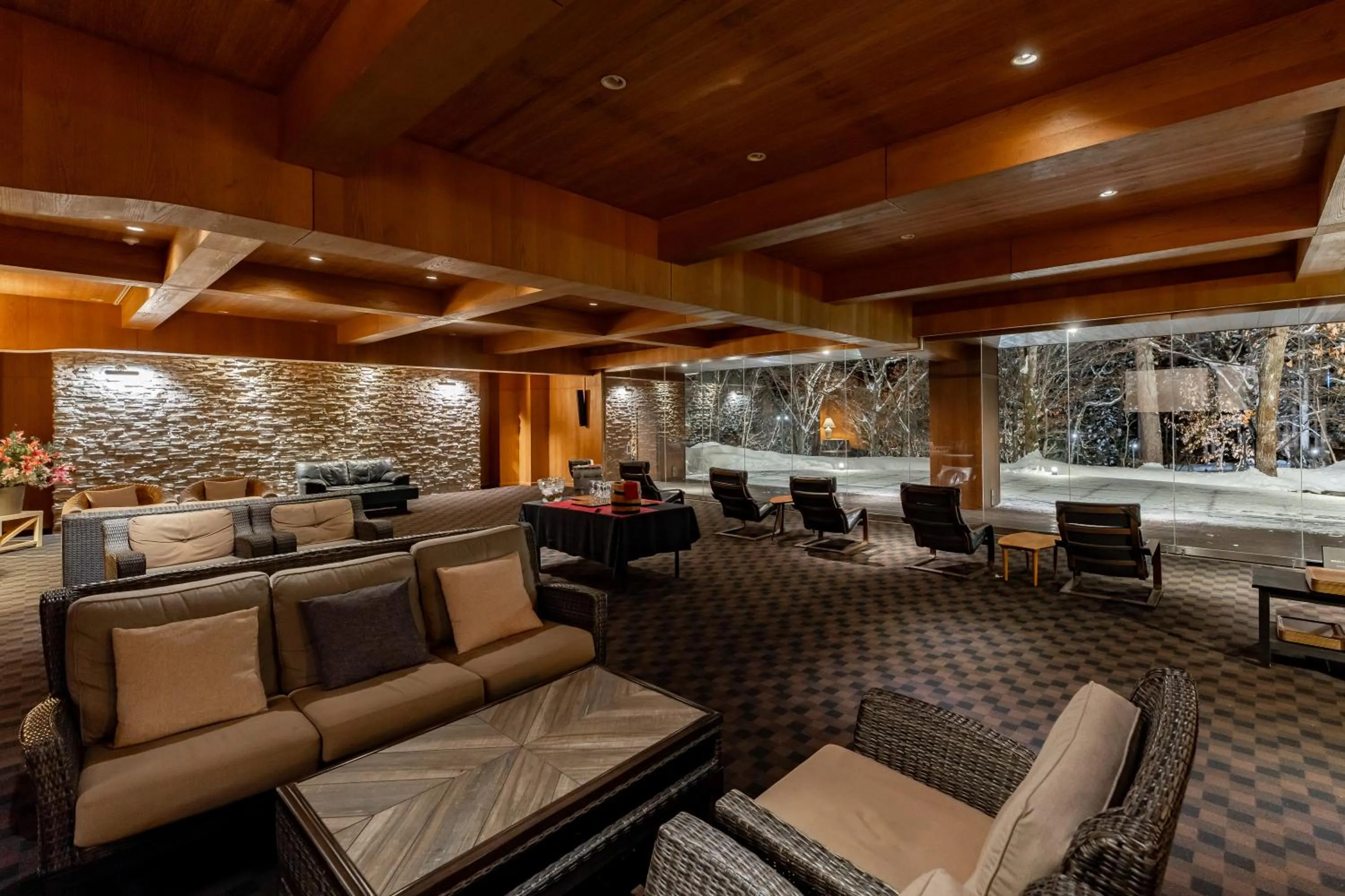 Seating area in Hotel Sierra Resort Hakuba