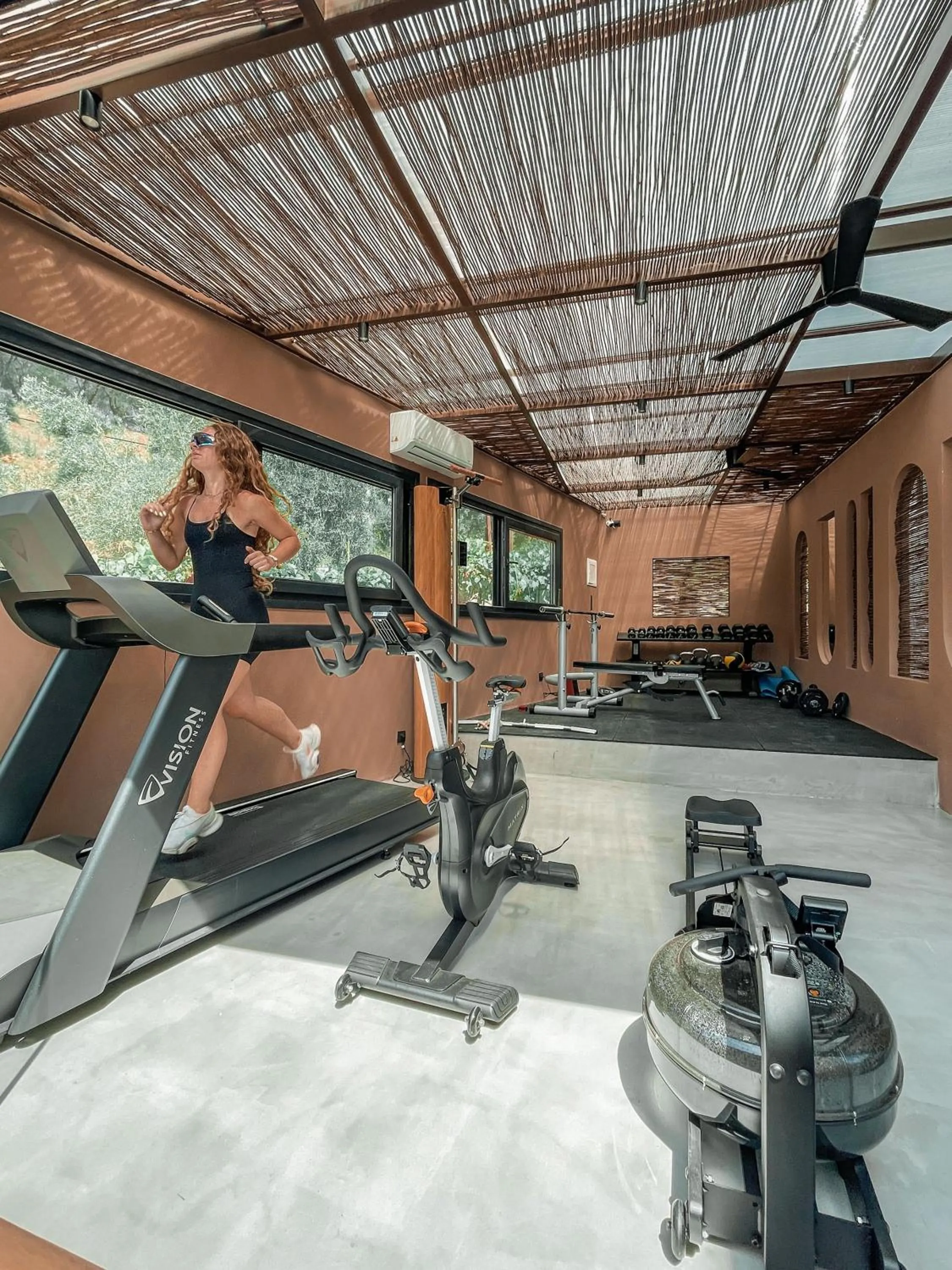 Fitness centre/facilities in Dracos Hotel