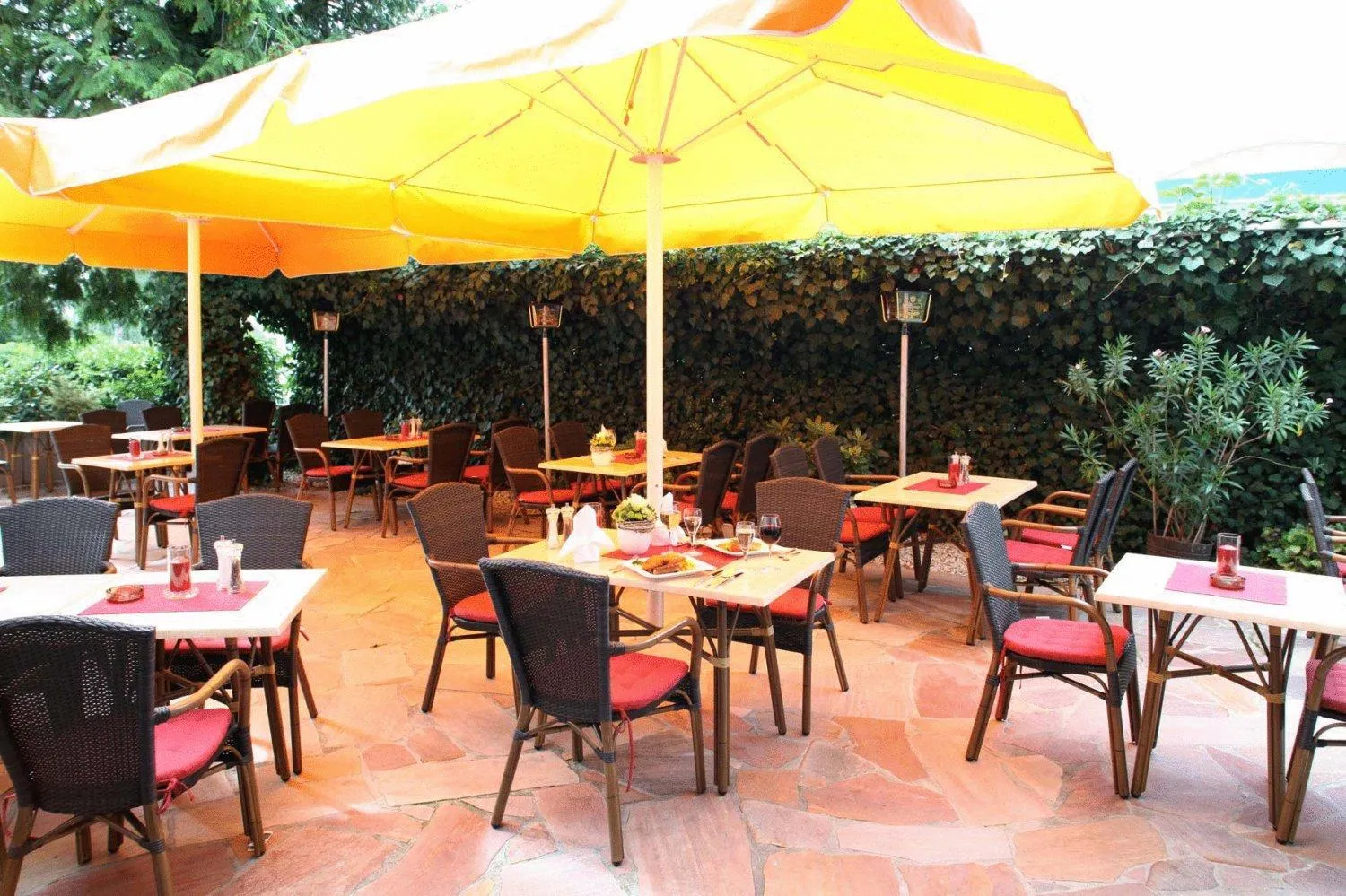 Balcony/Terrace in Hotel & Restaurant Hugenottengarten