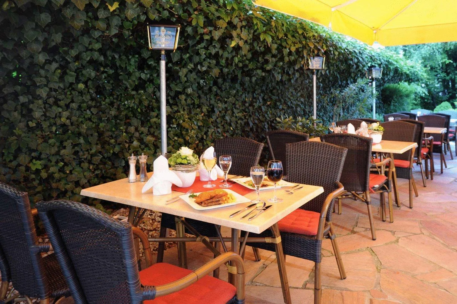 Balcony/Terrace in Hotel & Restaurant Hugenottengarten