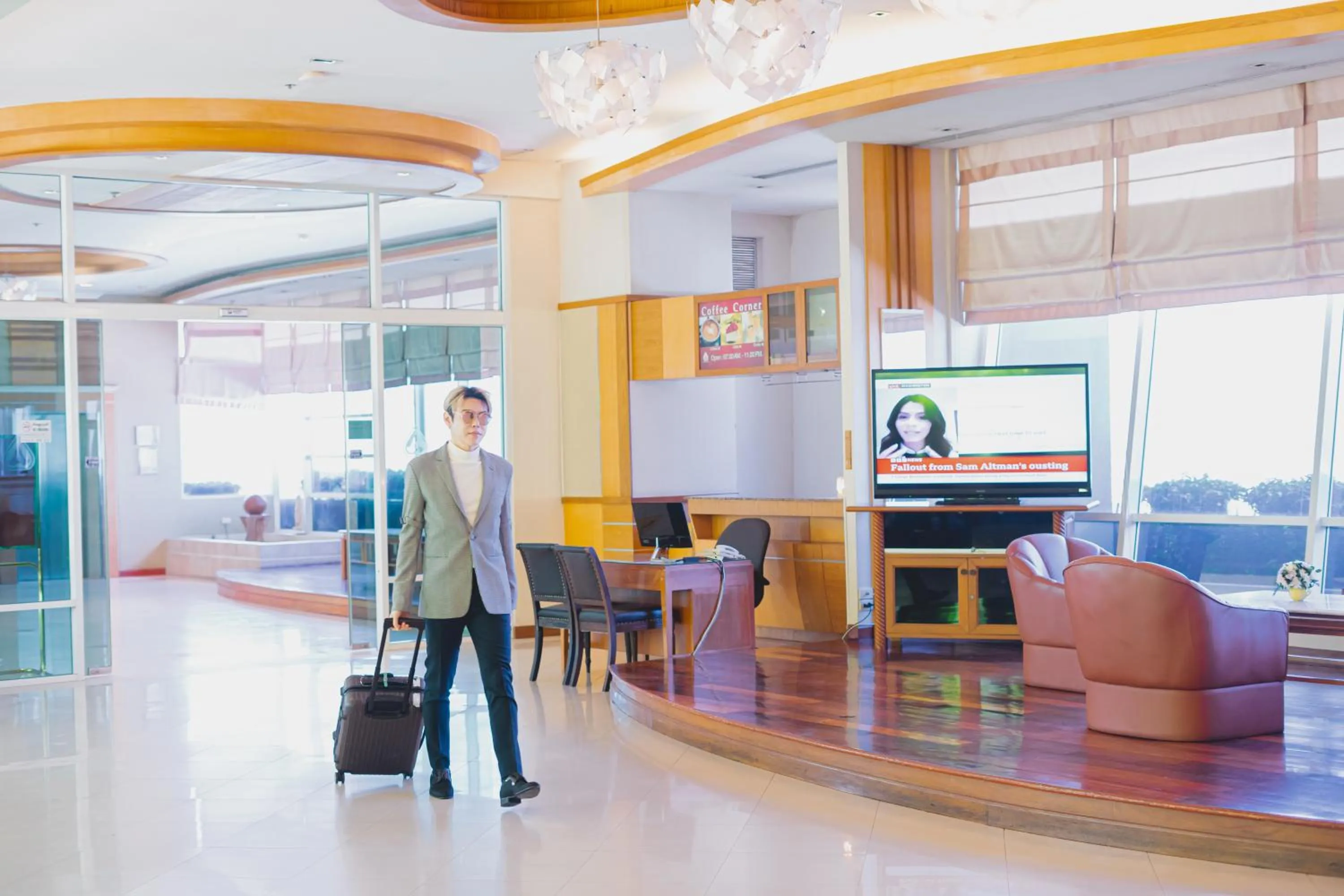 Lobby or reception in Asia Airport Hotel