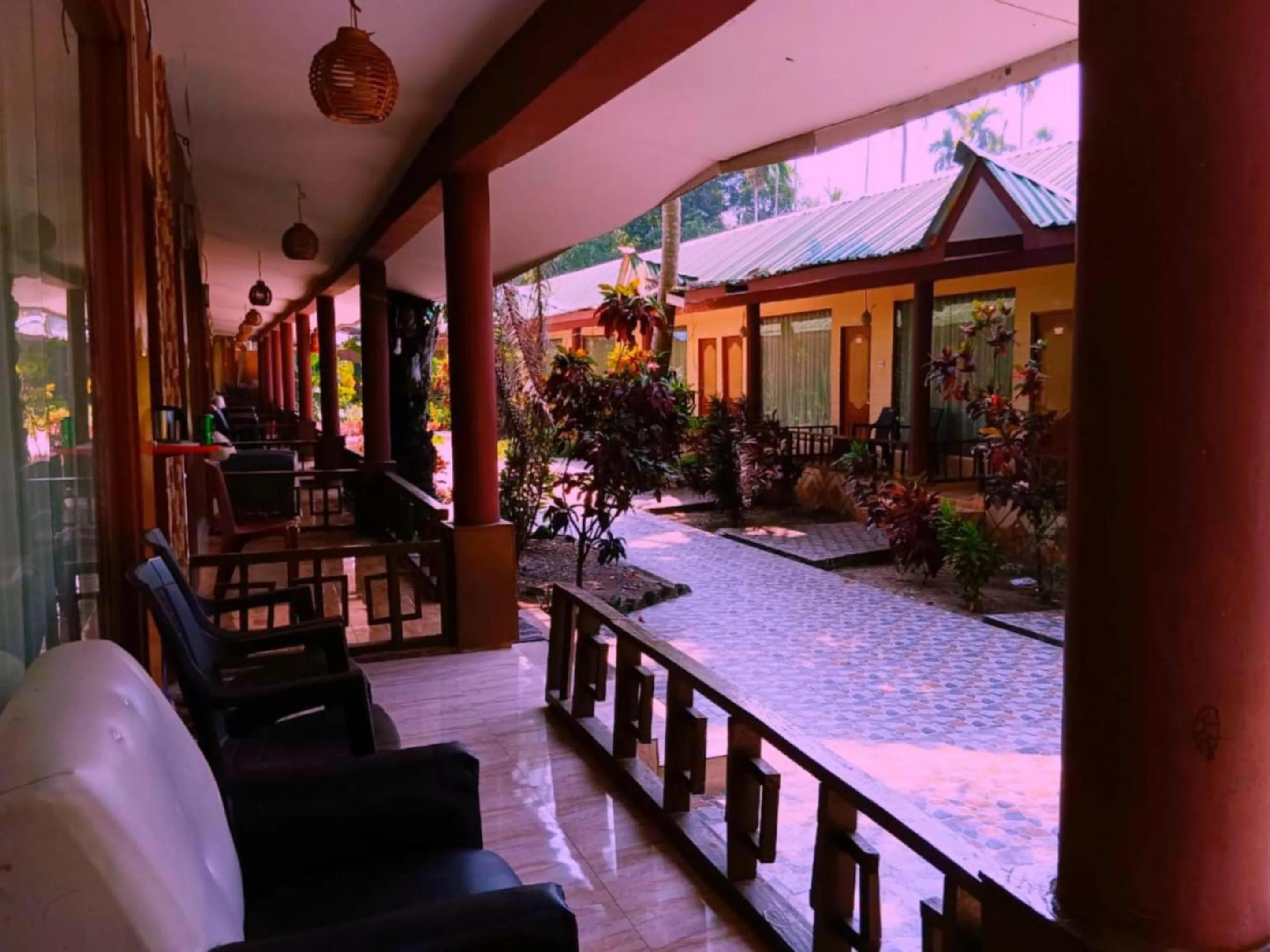 Balcony/Terrace in Gold India Beach Resort