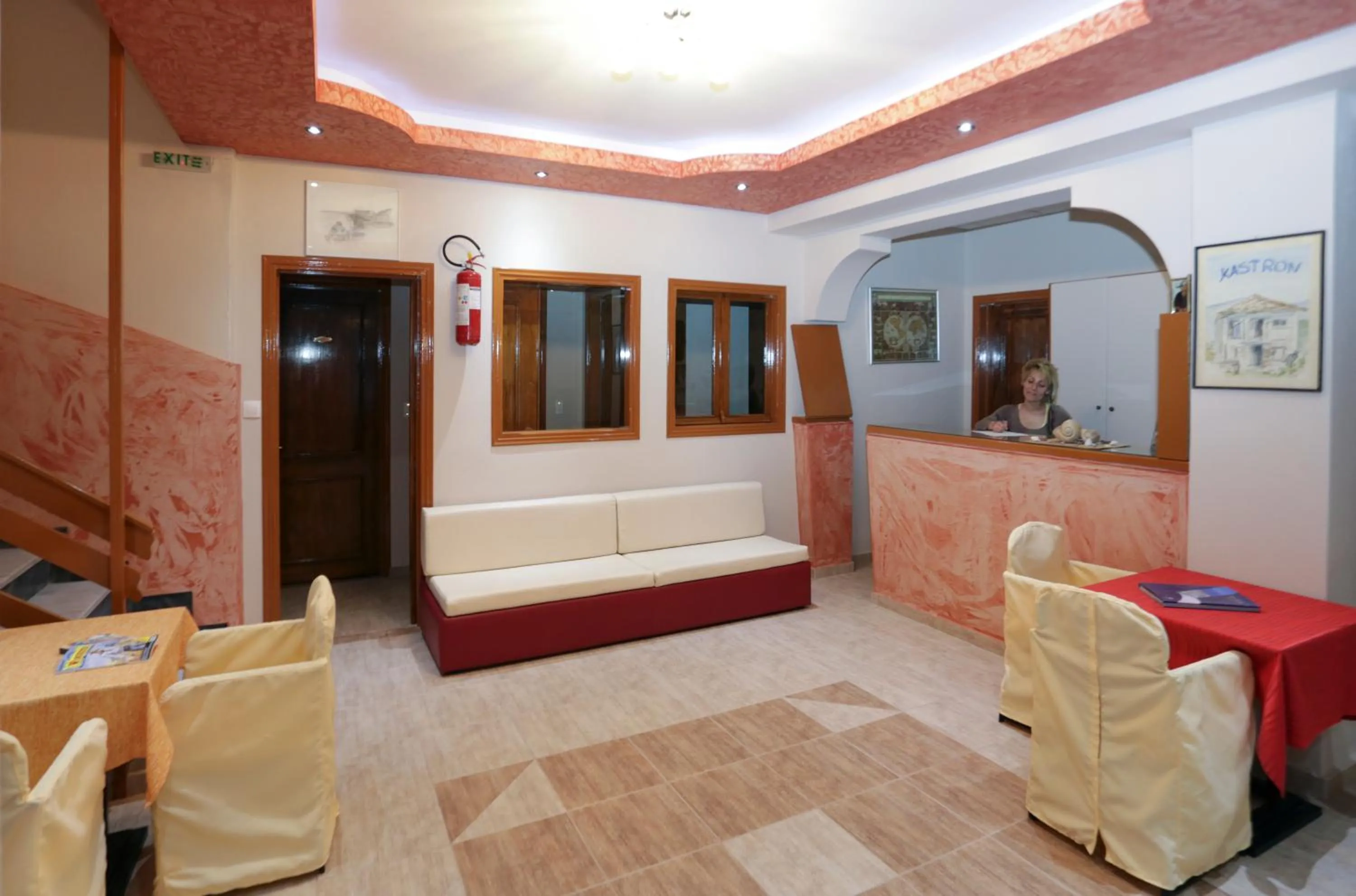 Lobby or reception in Agali Hotel