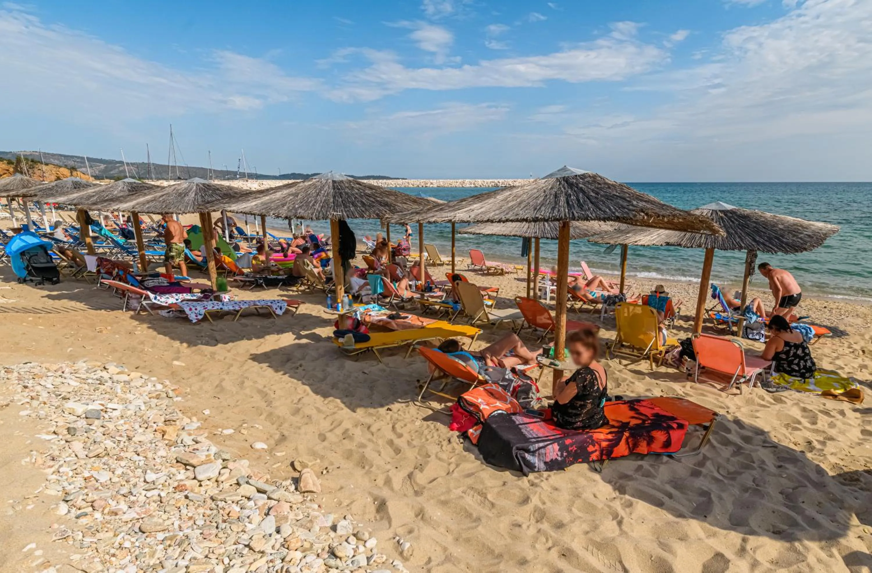 sunbed in Agali Hotel
