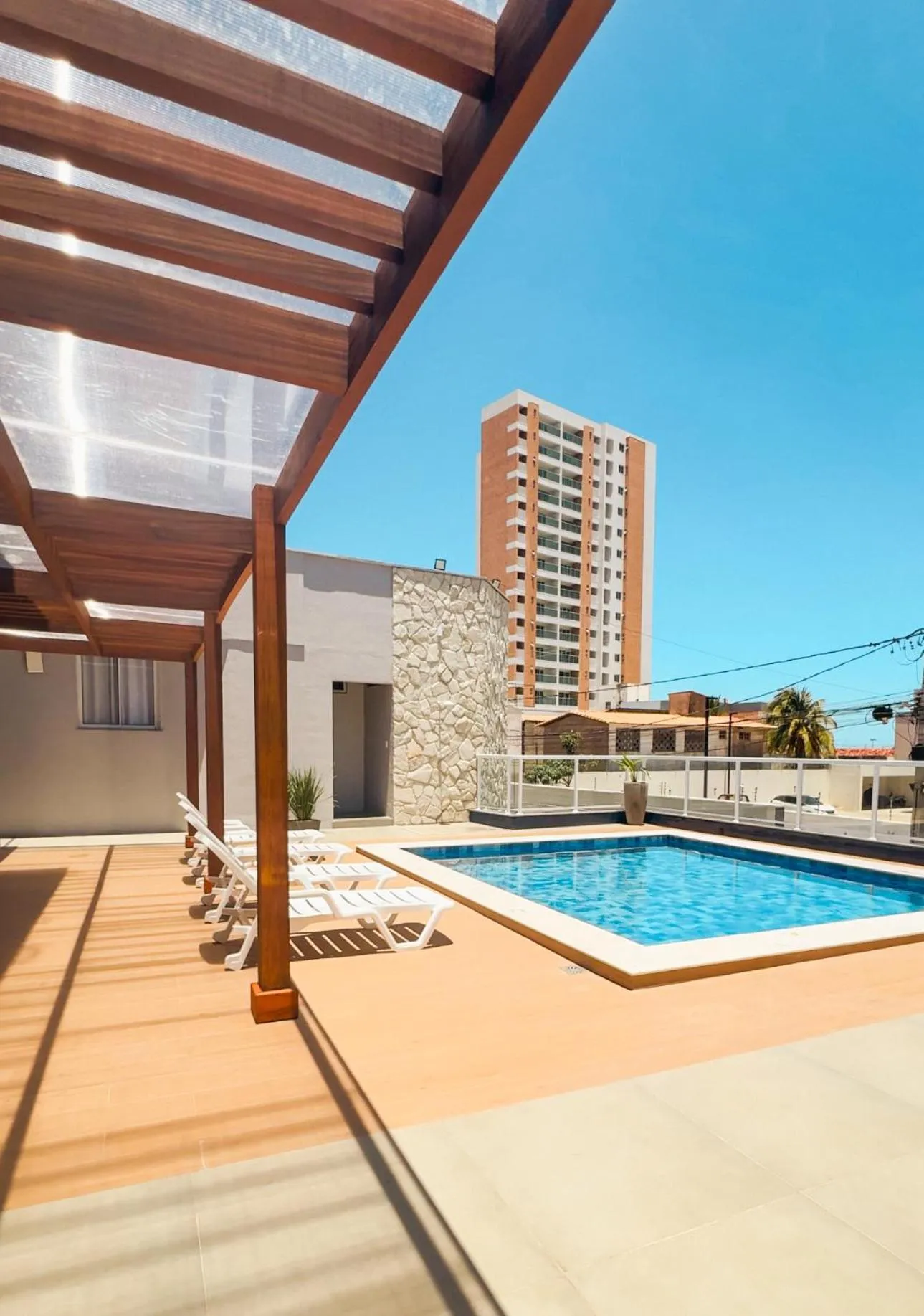 Swimming pool in Hotel Pousada do Farol