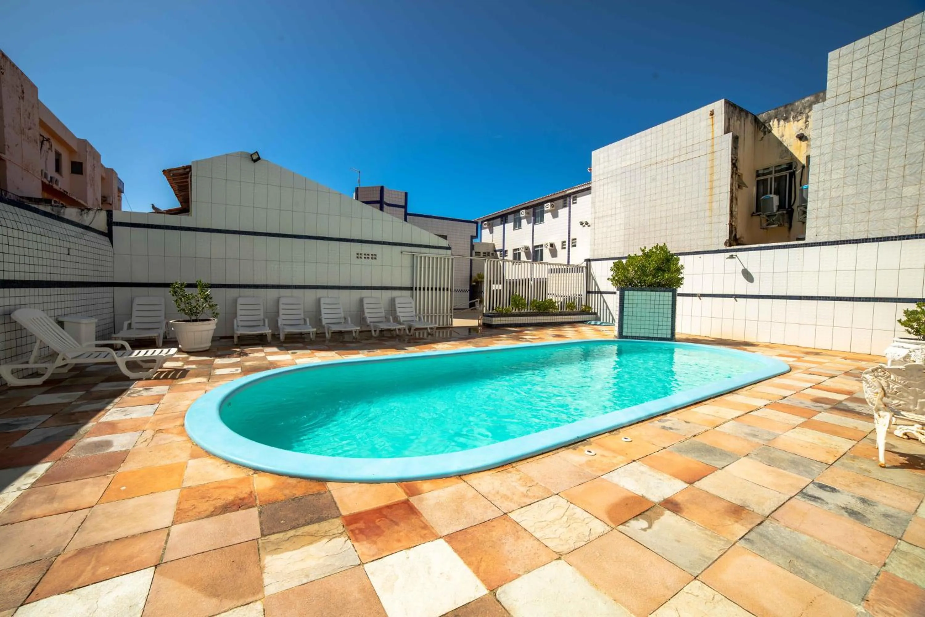 Swimming pool in Hotel Pousada do Farol