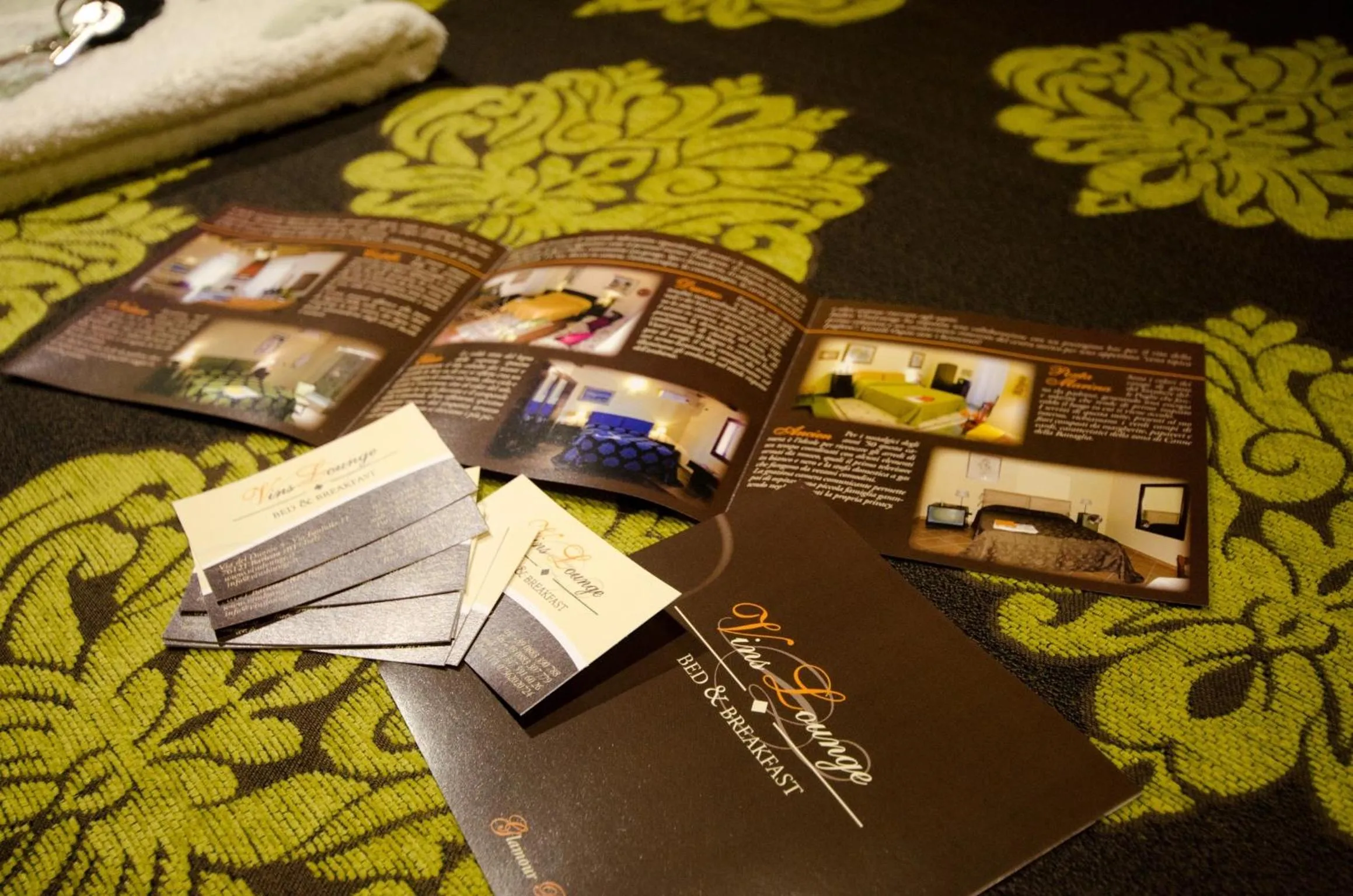 Decorative detail in VinsLounge Suite