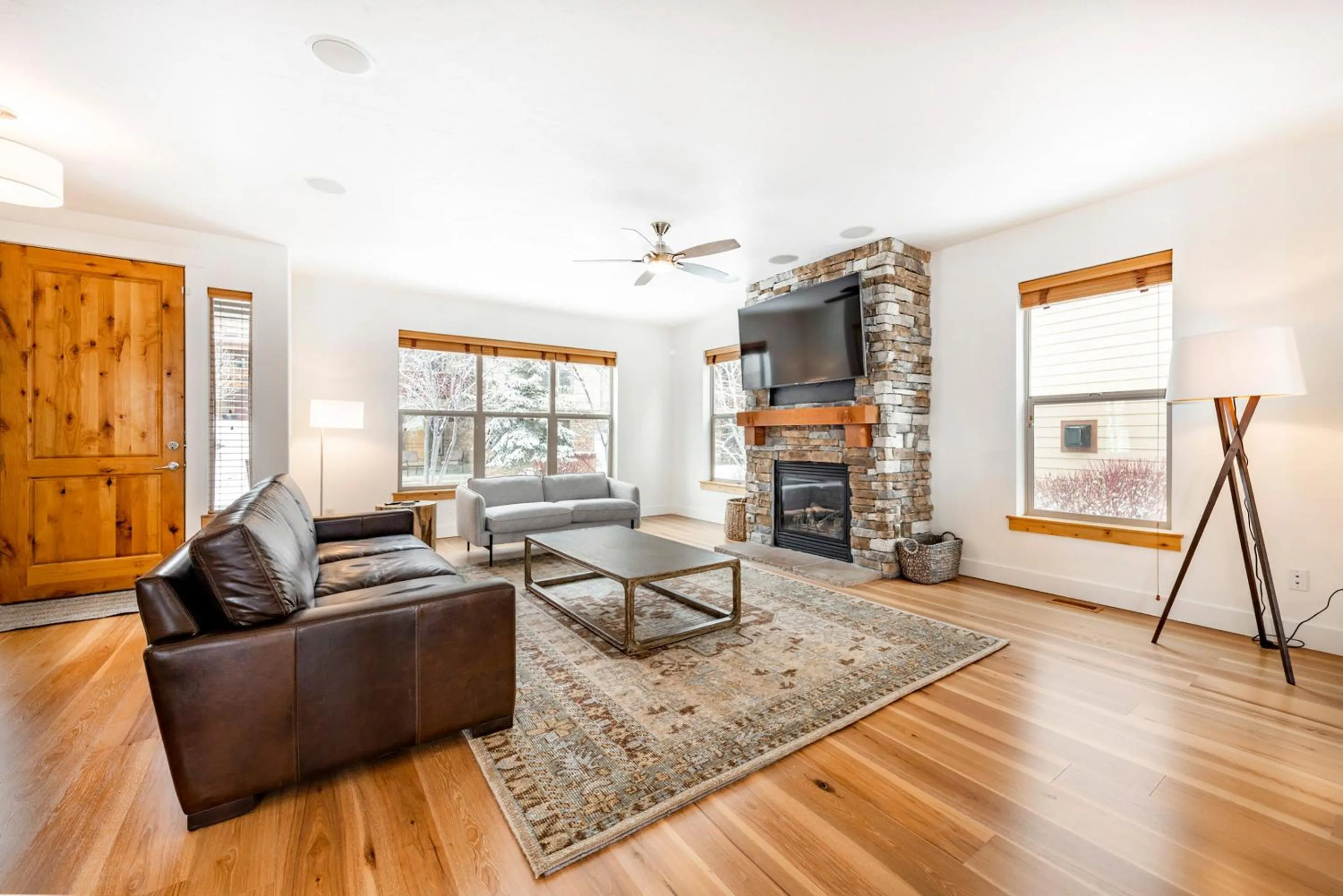 Living room in Bear Hollow Village by All Seasons Resort Lodging