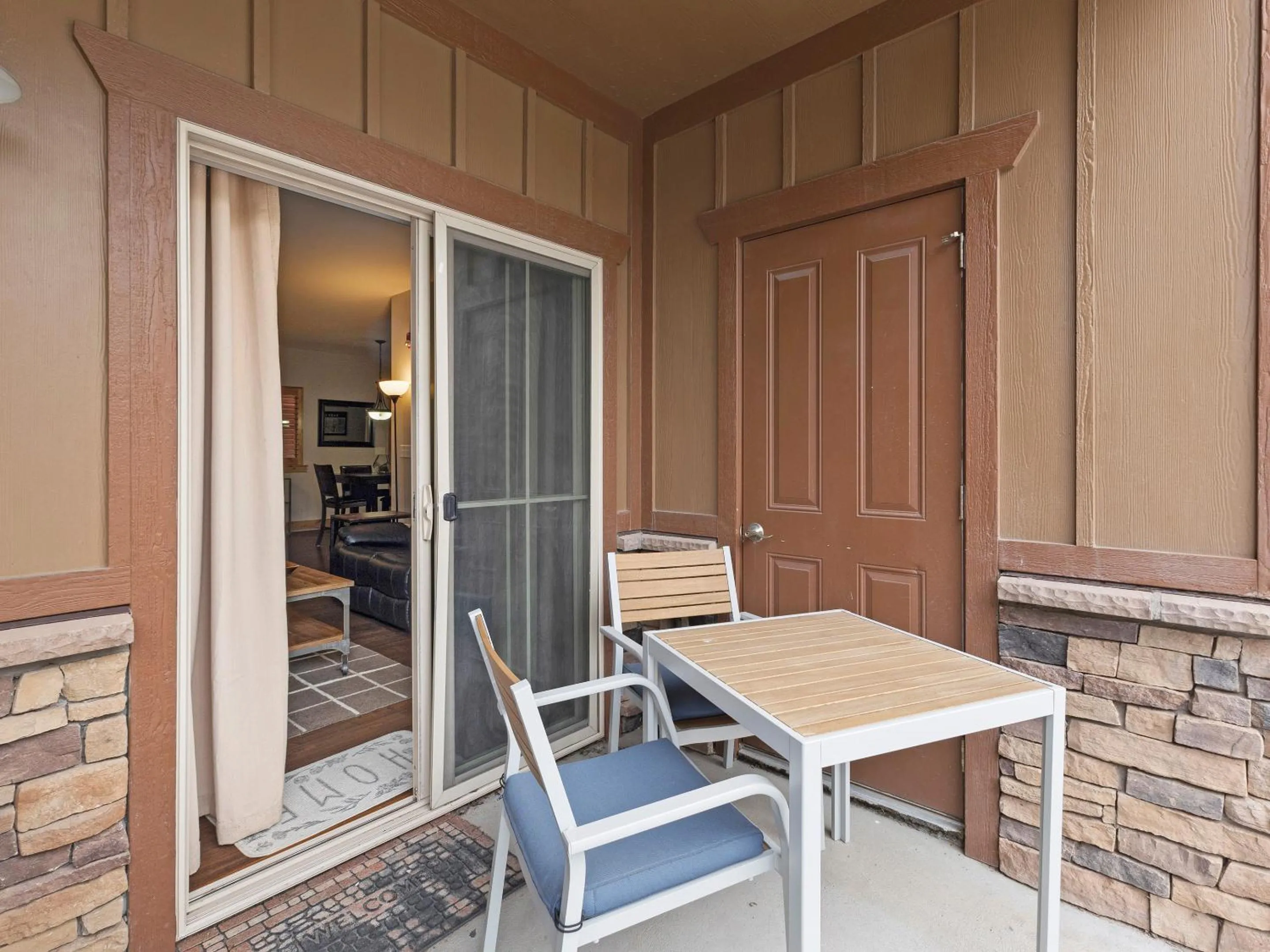 Patio in Bear Hollow Village by All Seasons Resort Lodging