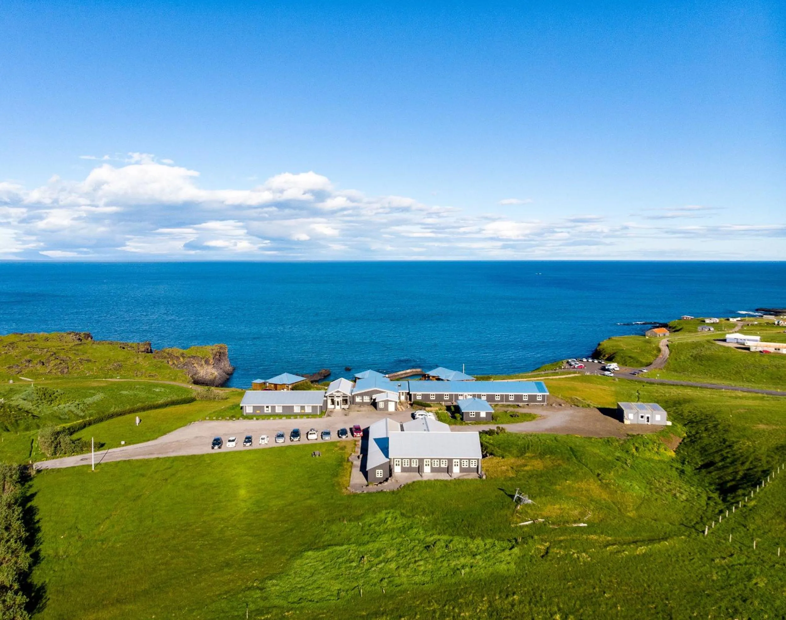 Facade/entrance in Fosshotel Hellnar