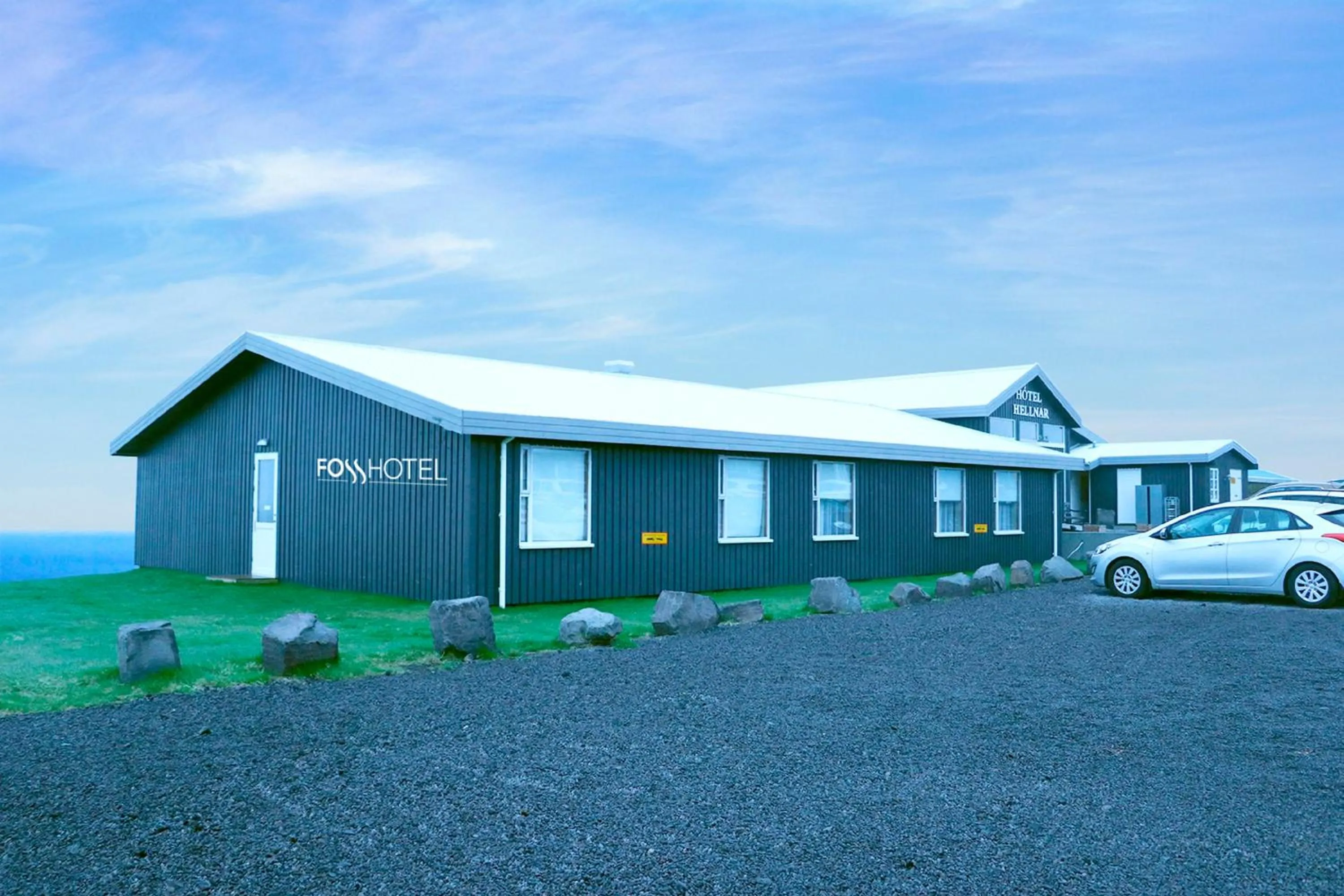 Facade/entrance in Fosshotel Hellnar