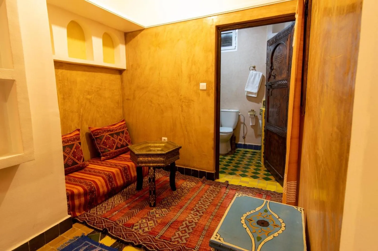 Seating area in Kasbah Assafar