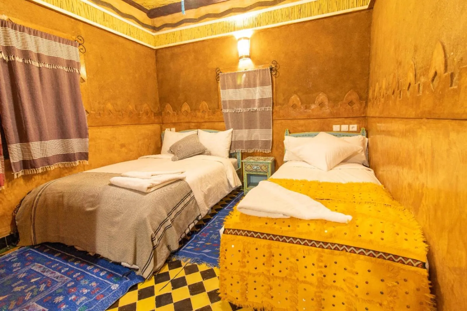 Bed in Kasbah Assafar
