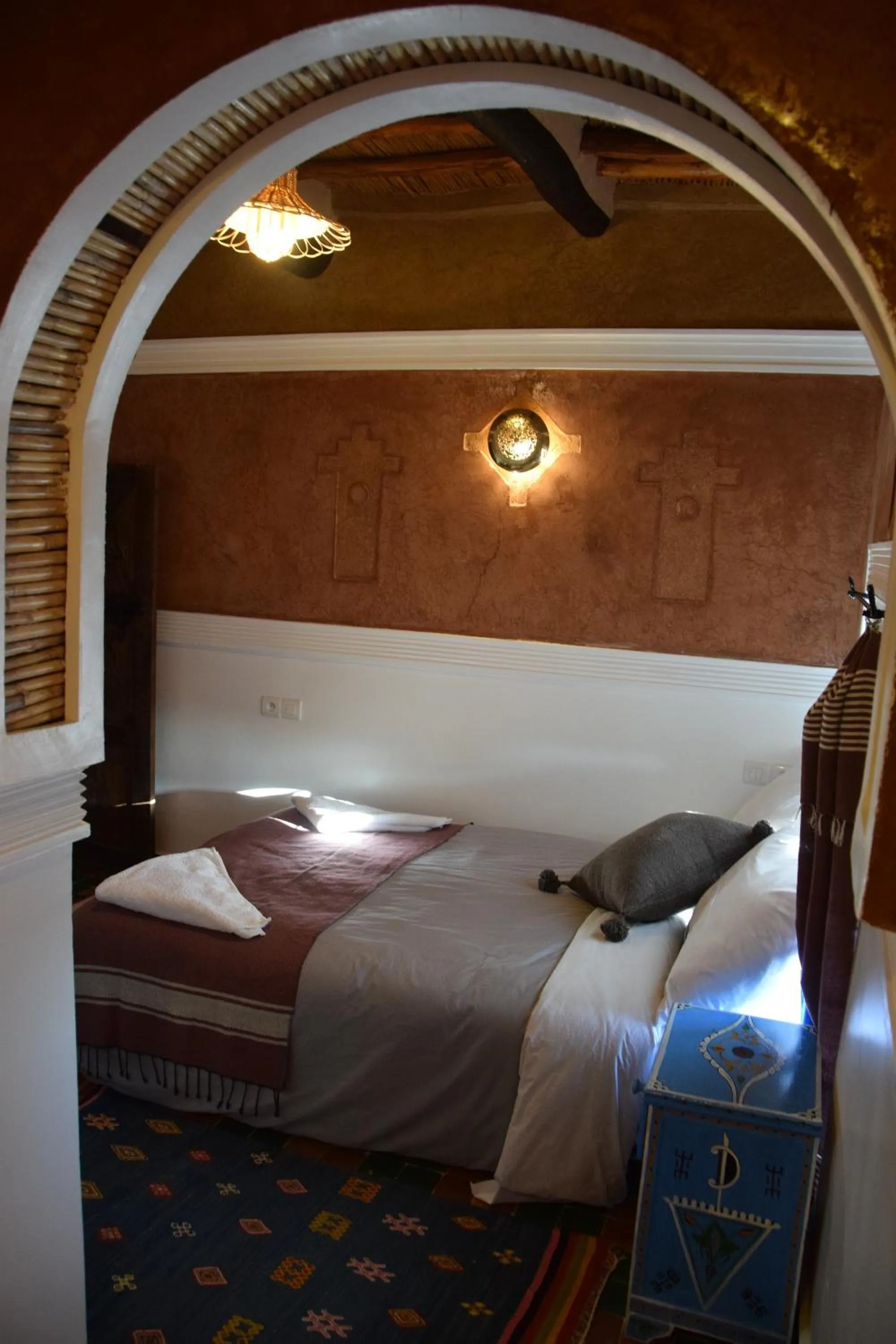 Bed in Kasbah Assafar