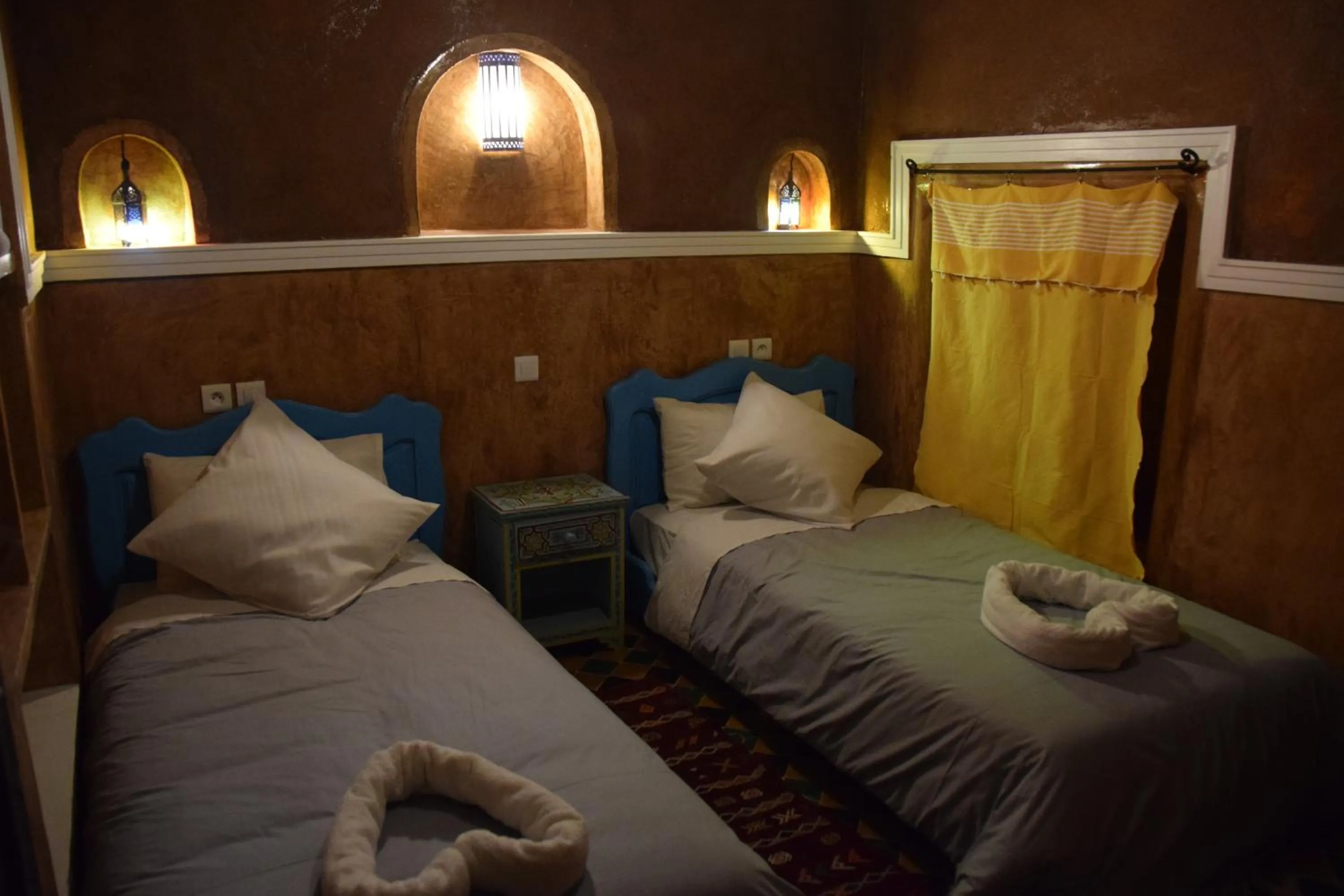 Bed in Kasbah Assafar