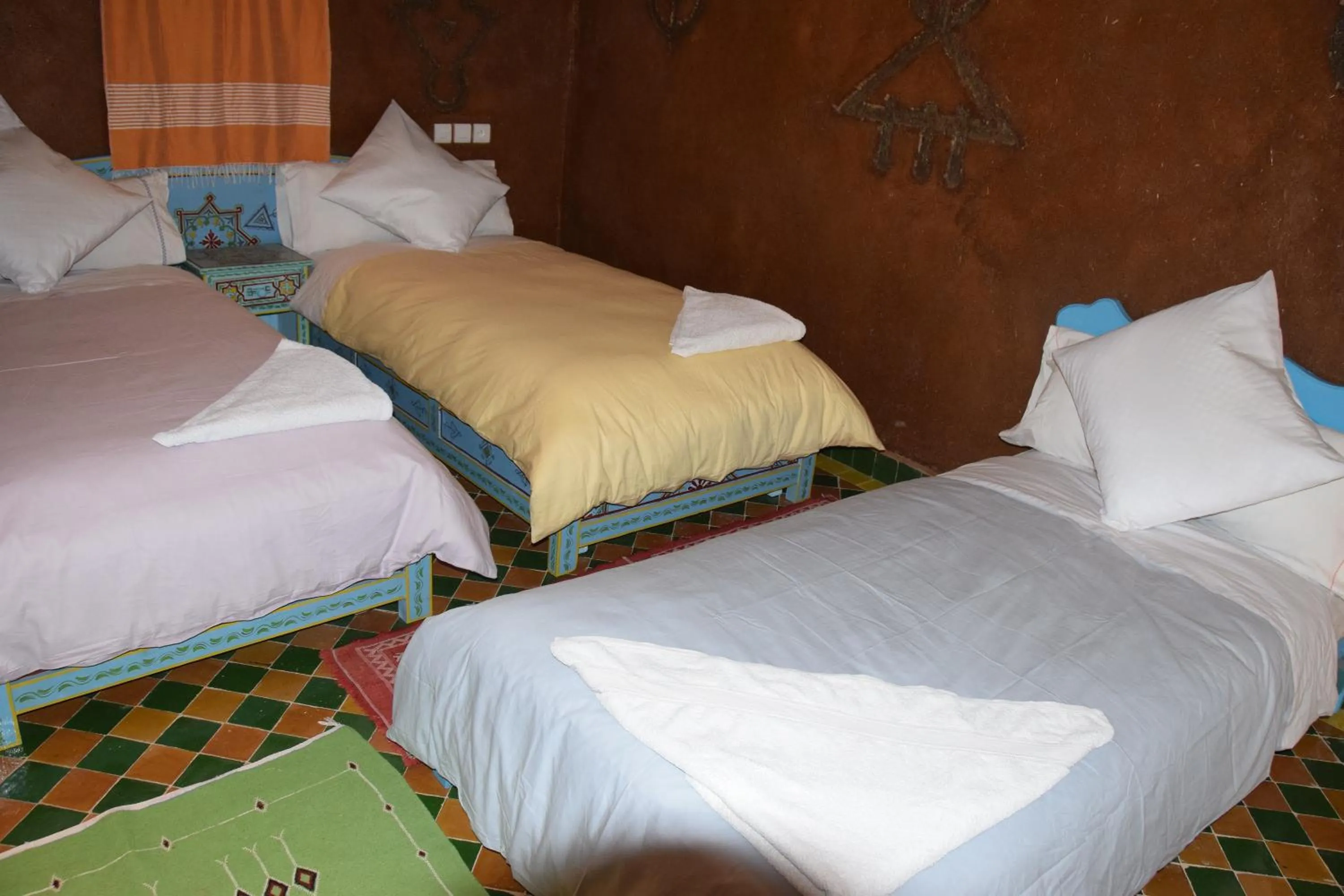 Bed in Kasbah Assafar