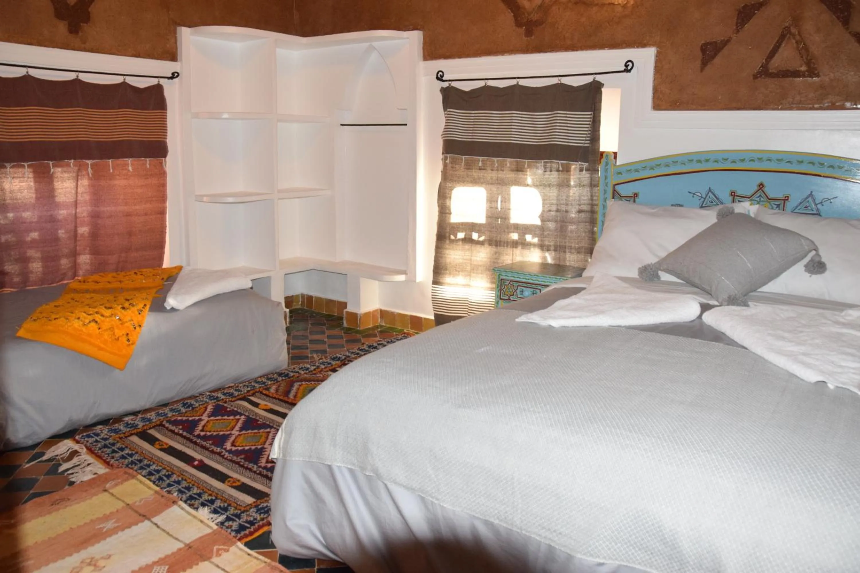 Bed in Kasbah Assafar