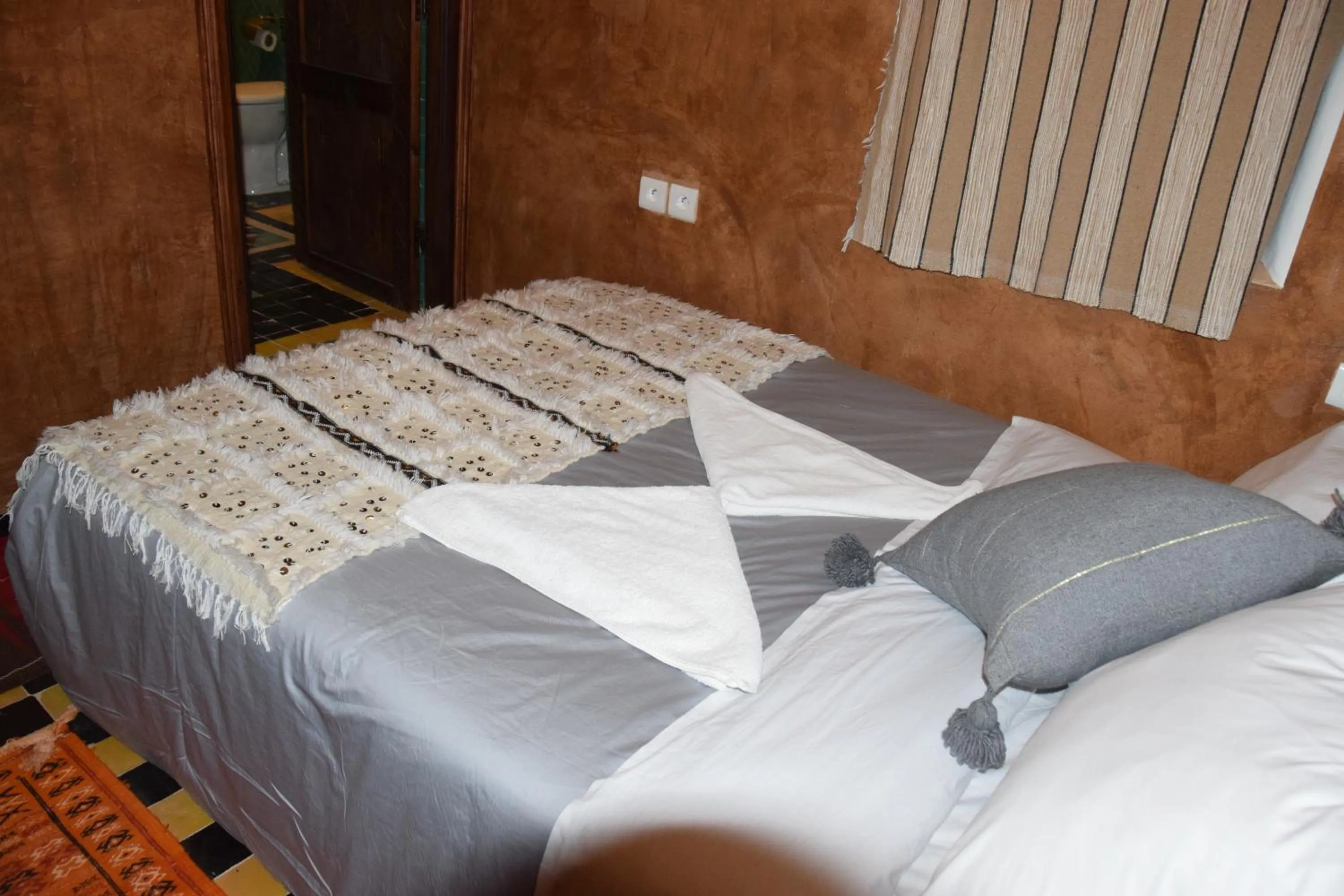 Bed in Kasbah Assafar