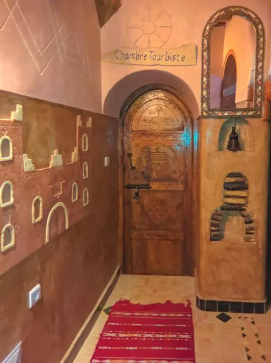 Decorative detail in Kasbah Assafar