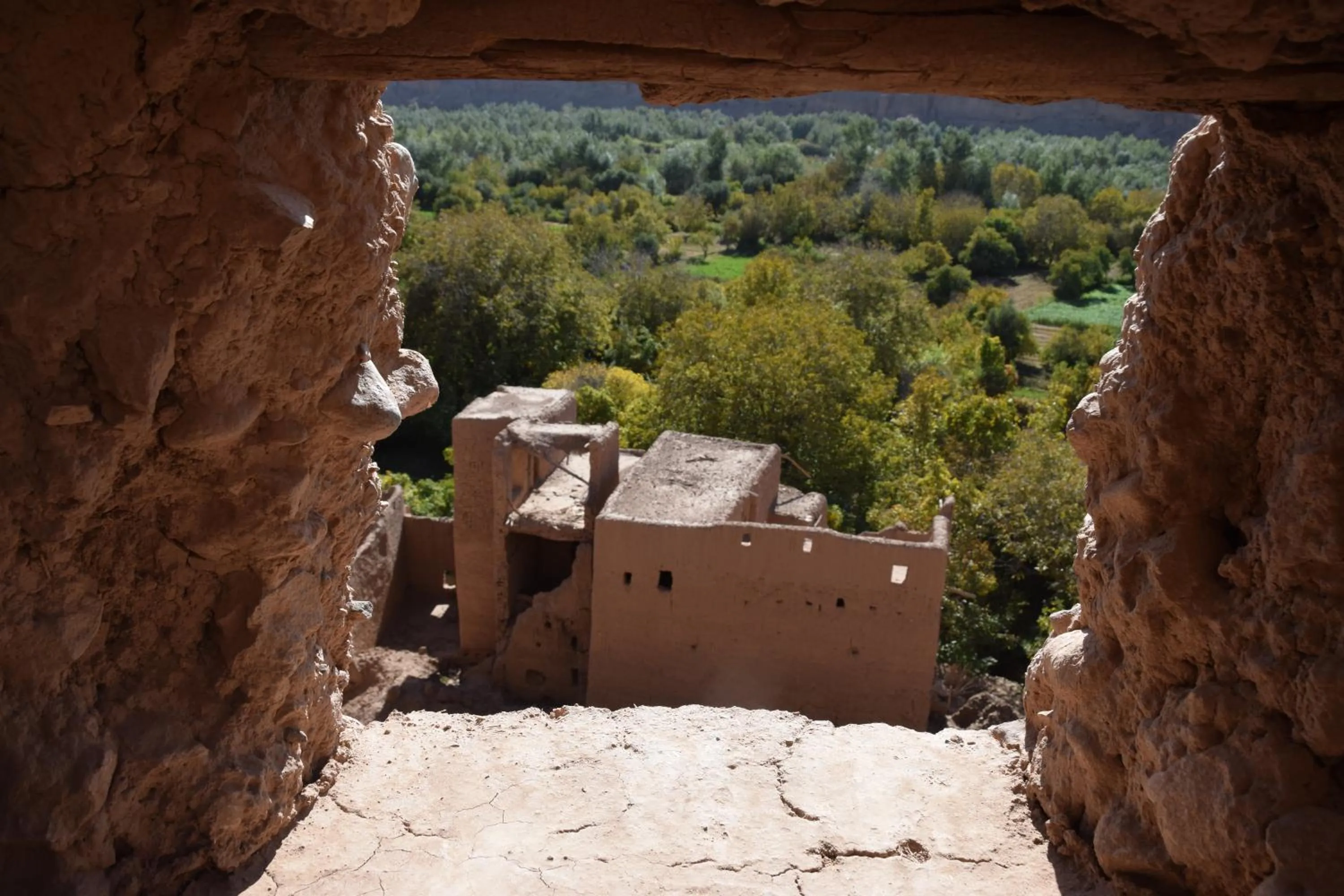 Natural landscape in Kasbah Assafar