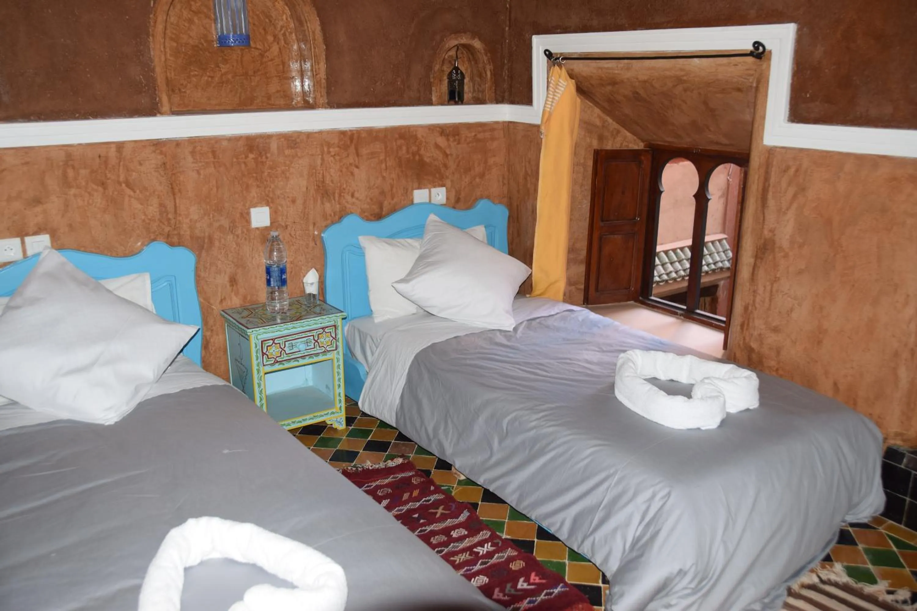 Bed in Kasbah Assafar