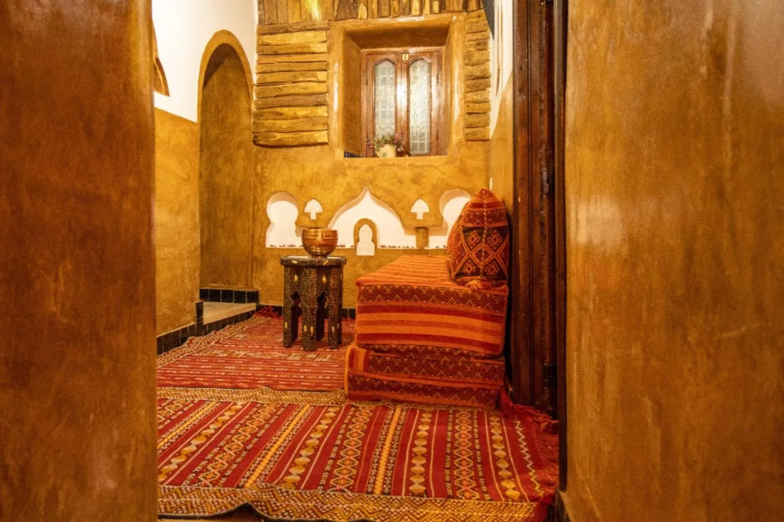 Seating area in Kasbah Assafar