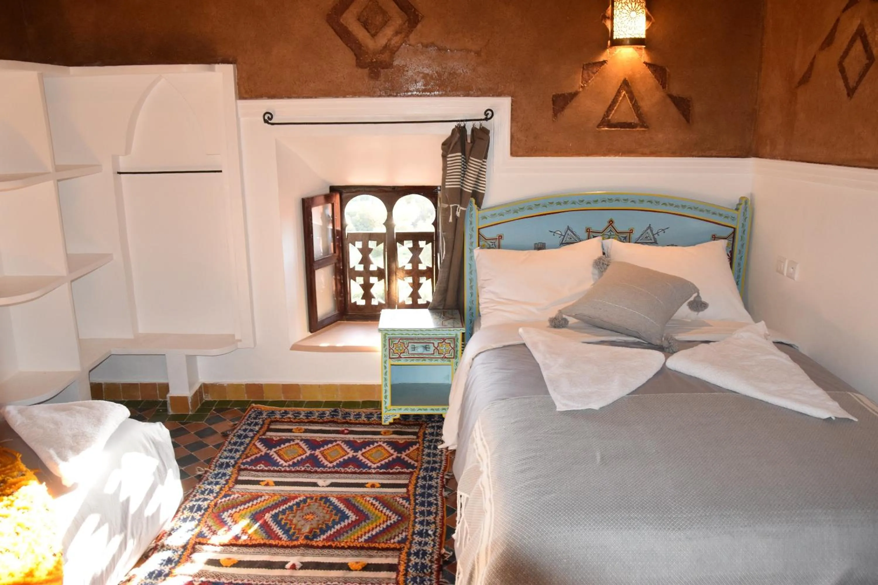 Bed in Kasbah Assafar