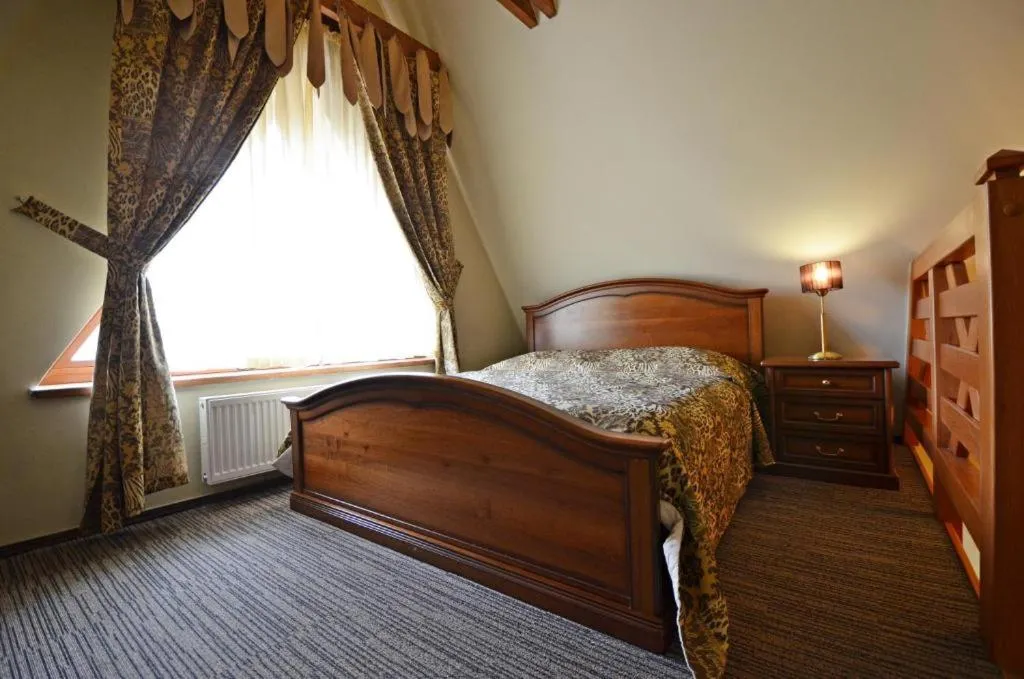 Bed in Pensjonat Nad Rzeką