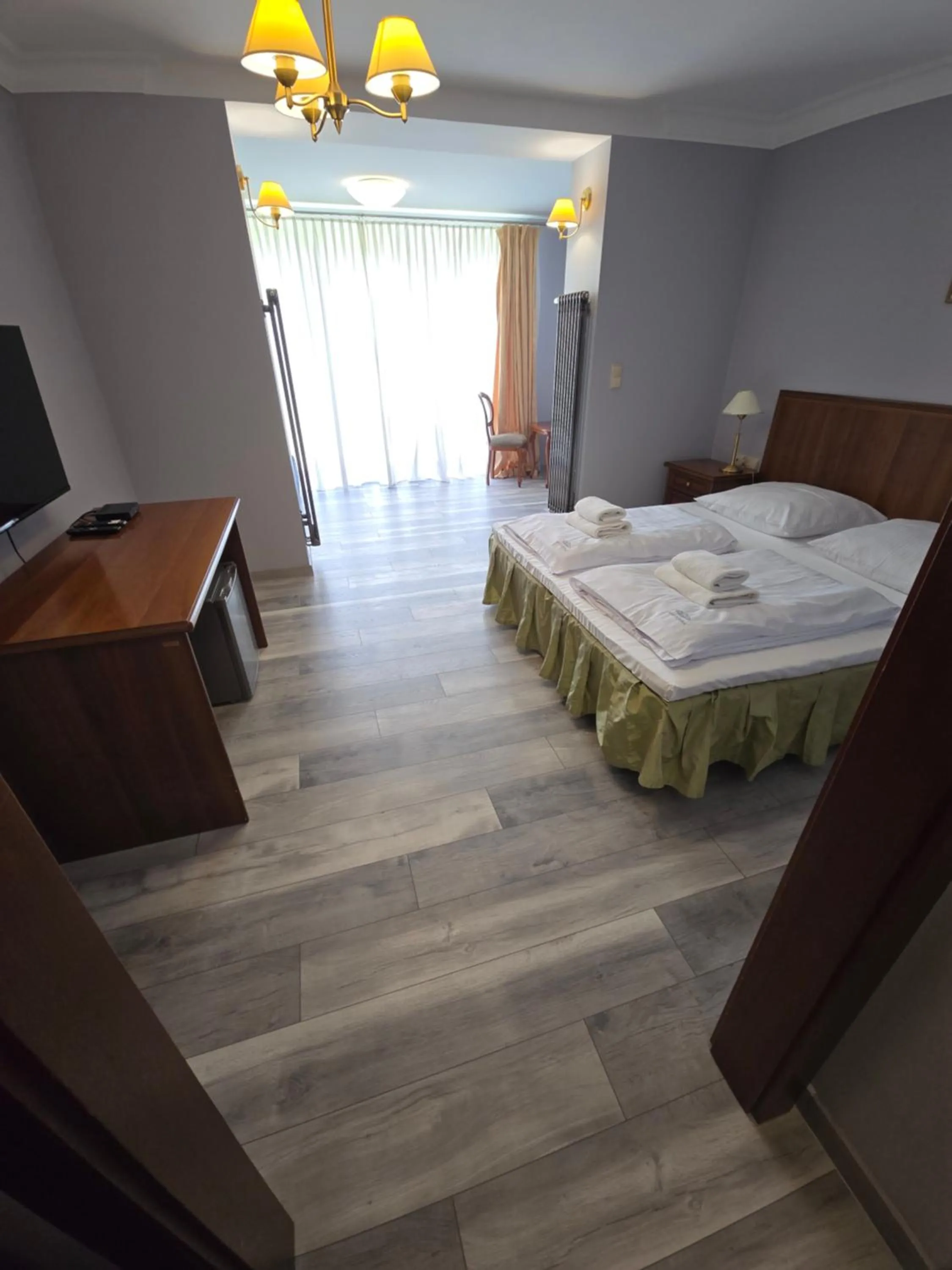 Bed in Pensjonat Nad Rzeką