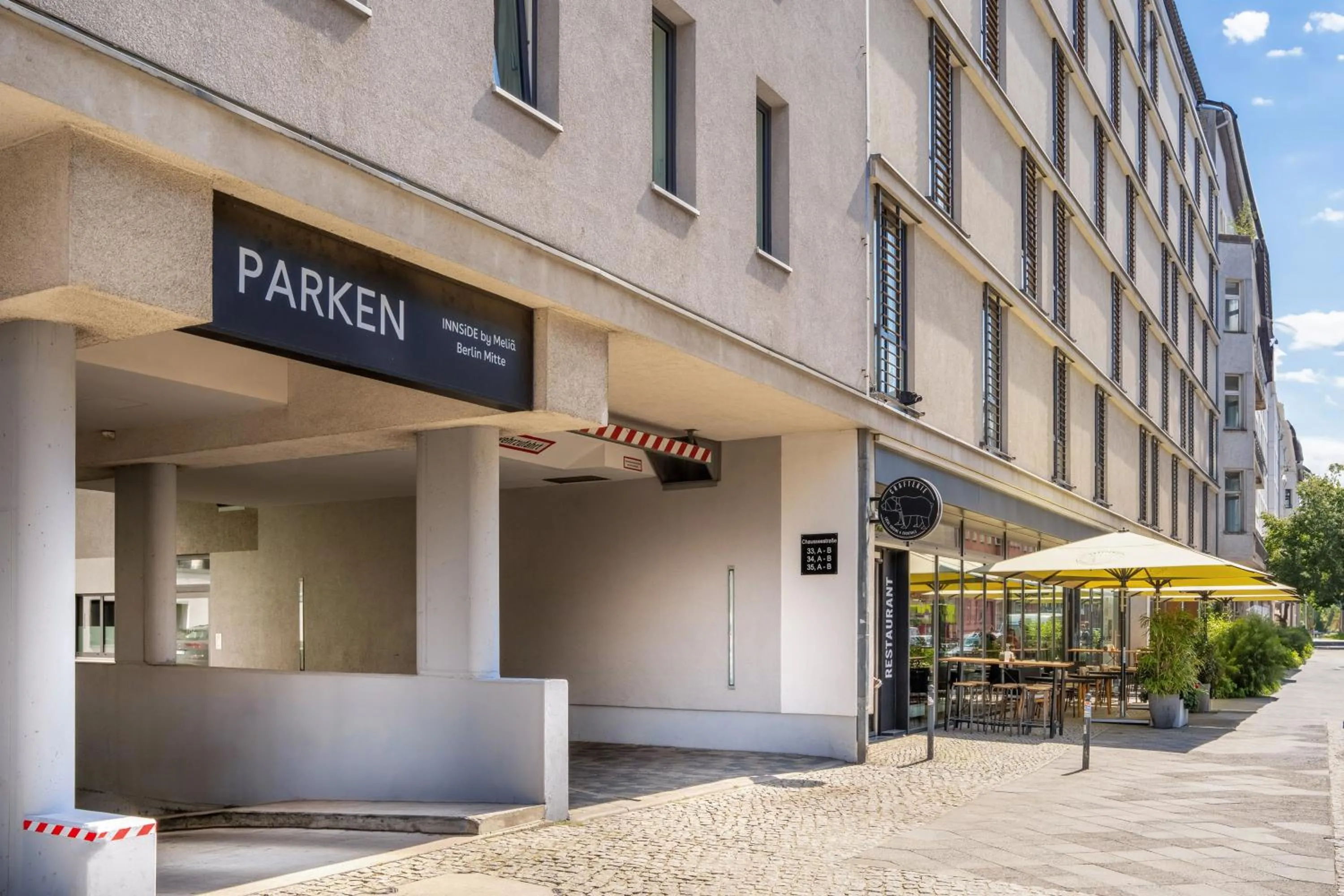 Property building in INNSiDE by Meliá Berlin Mitte