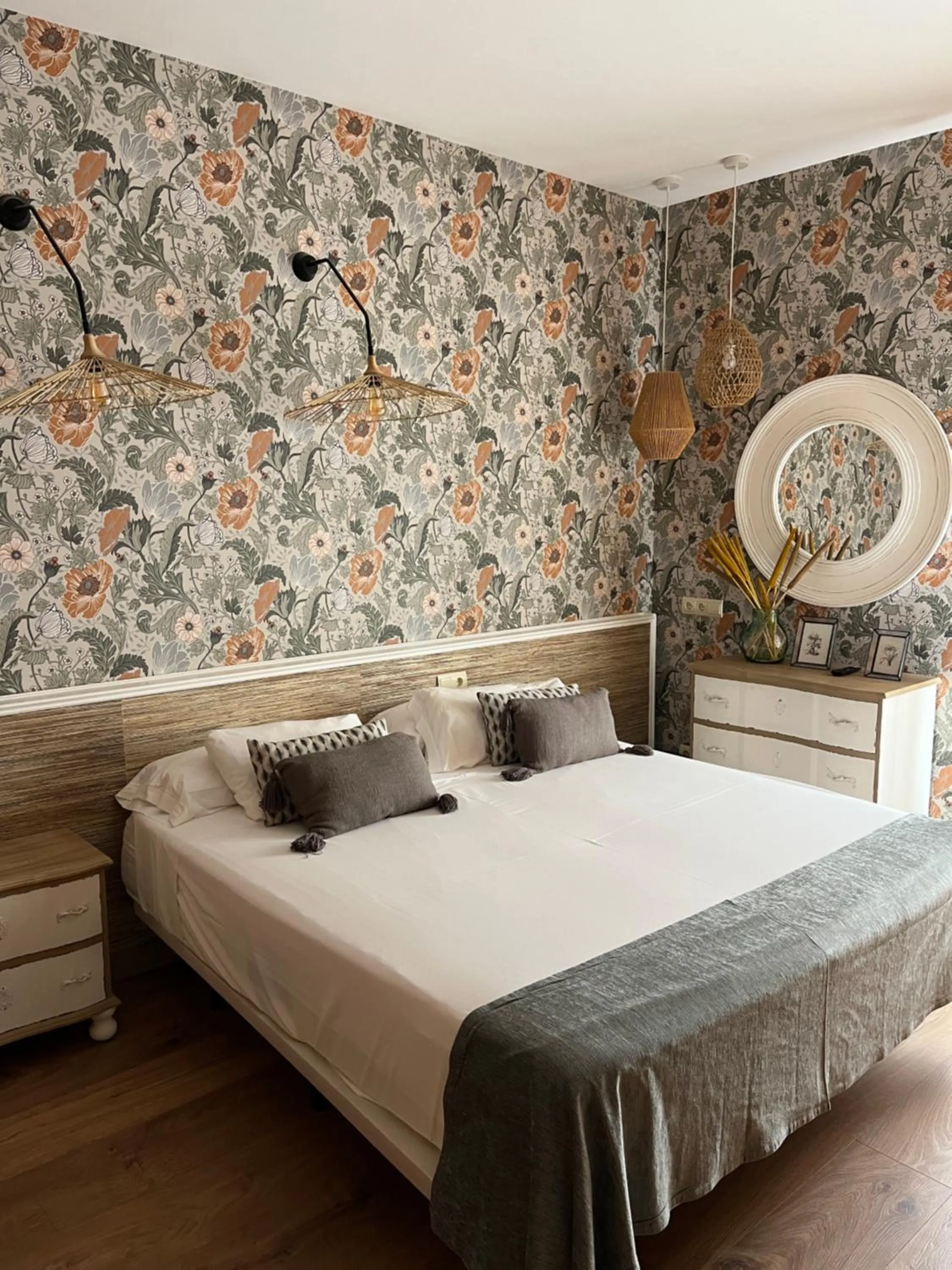 Bed in Hotel Diego