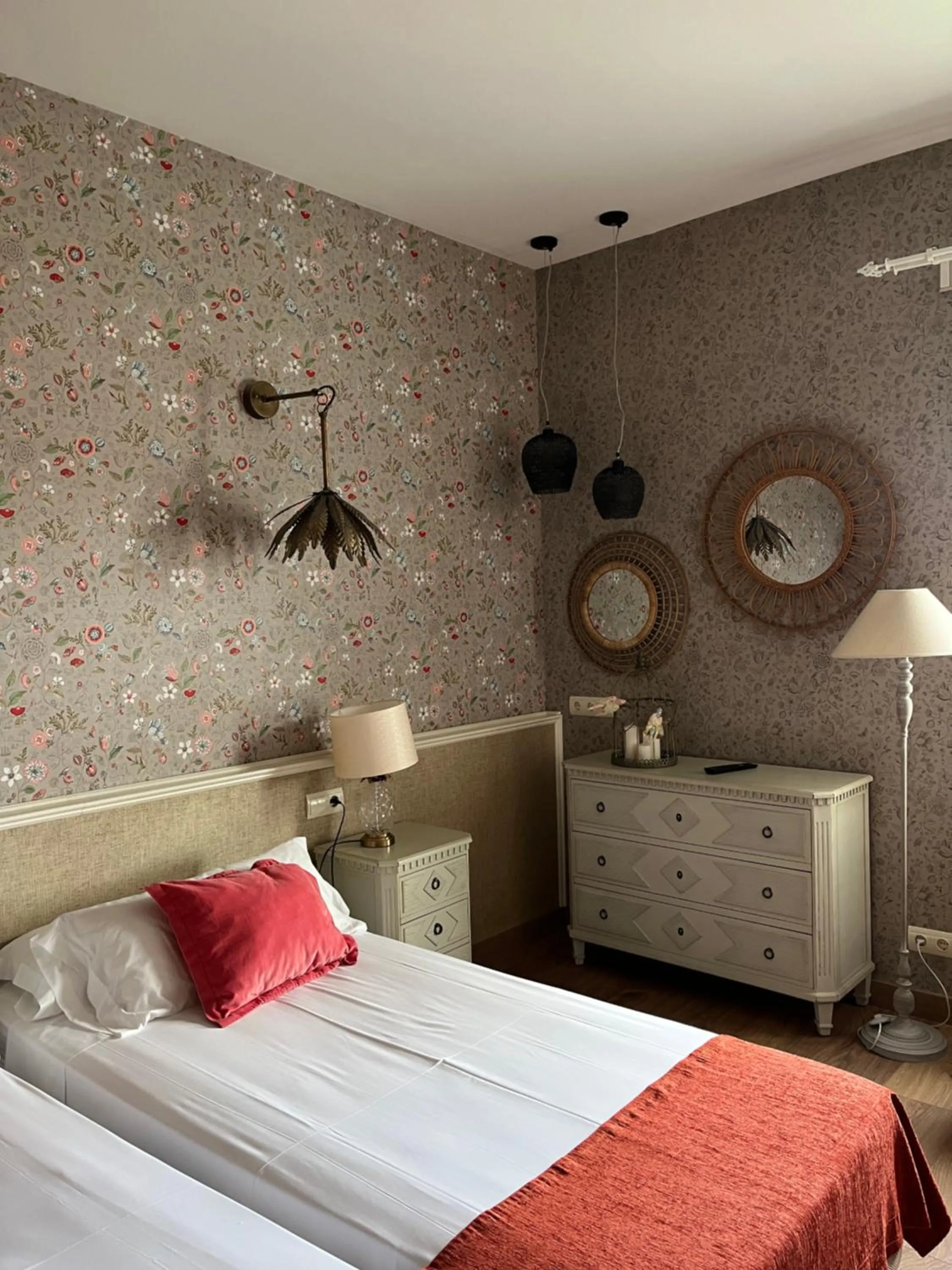 Bed in Hotel Diego