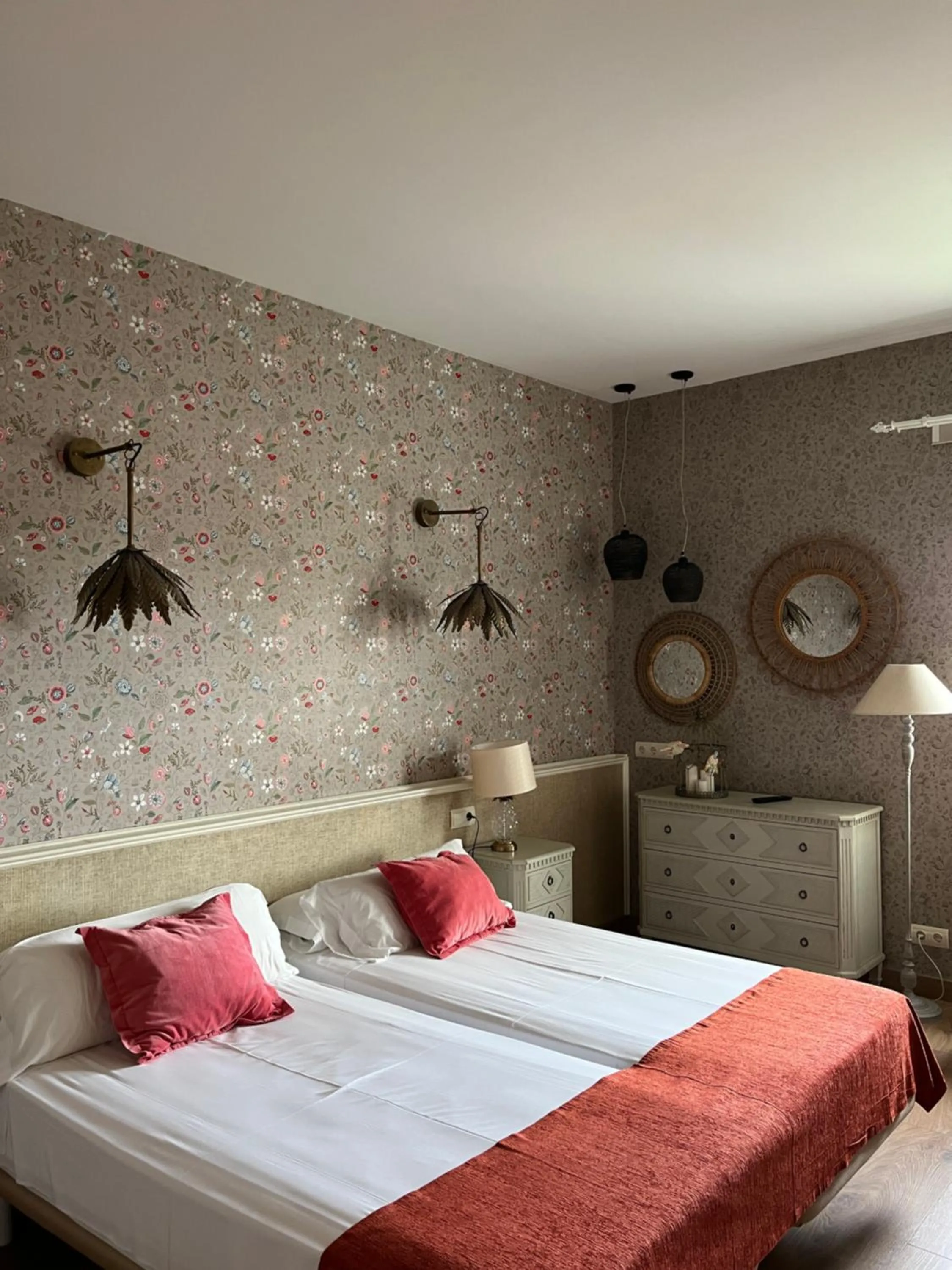Bed in Hotel Diego