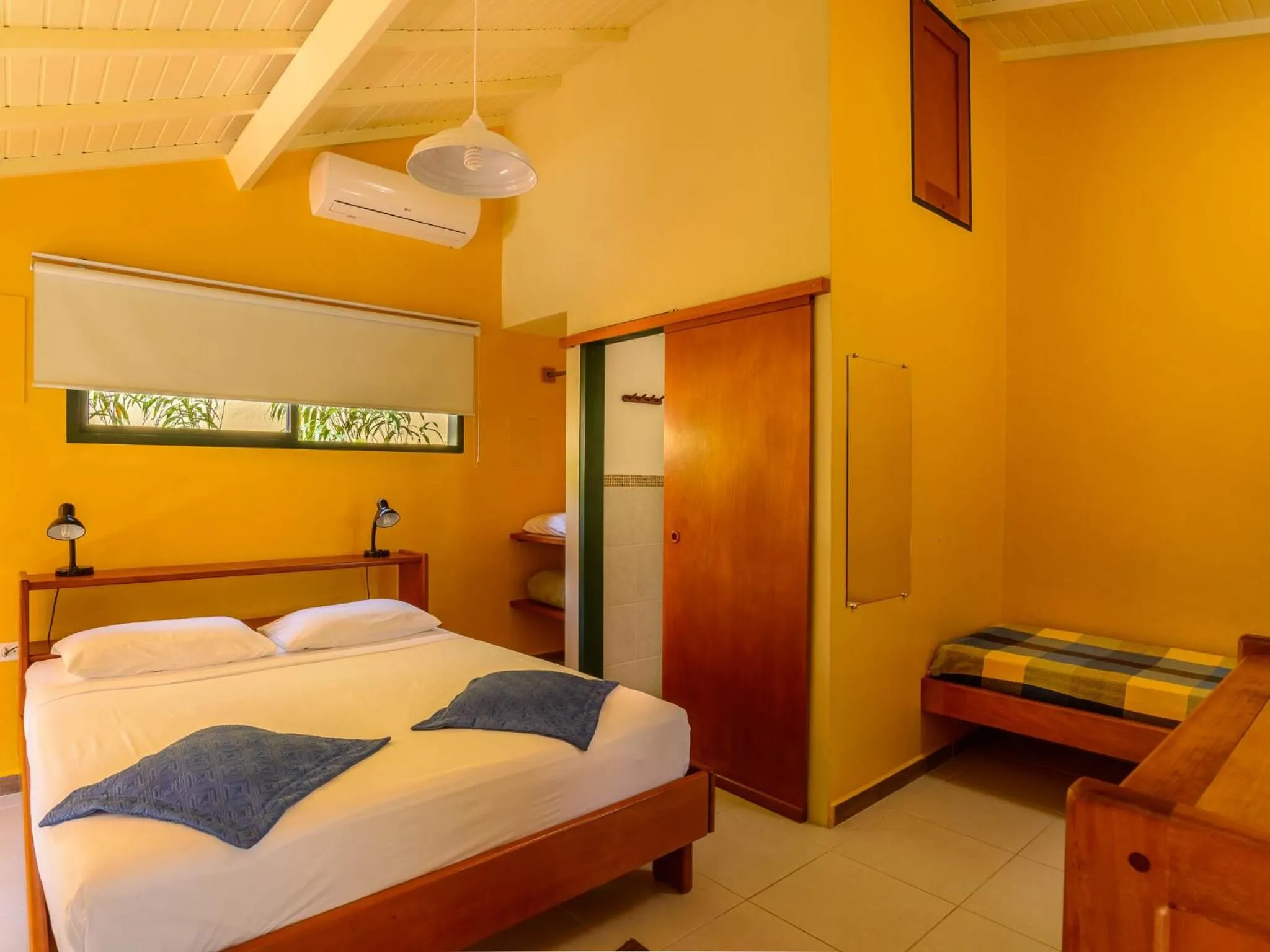 Bed in Pousada Ecoilha