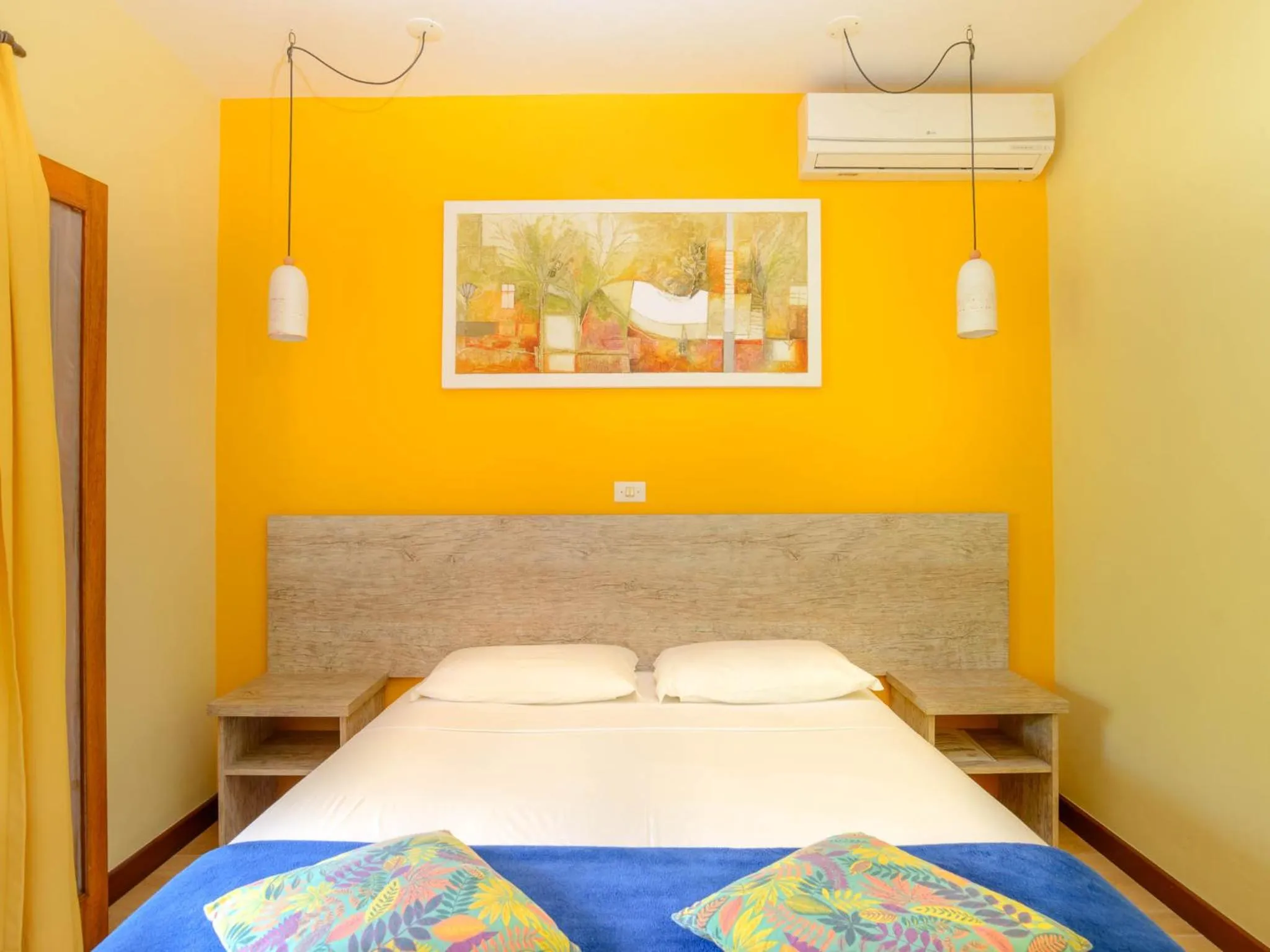 Bed in Pousada Ecoilha