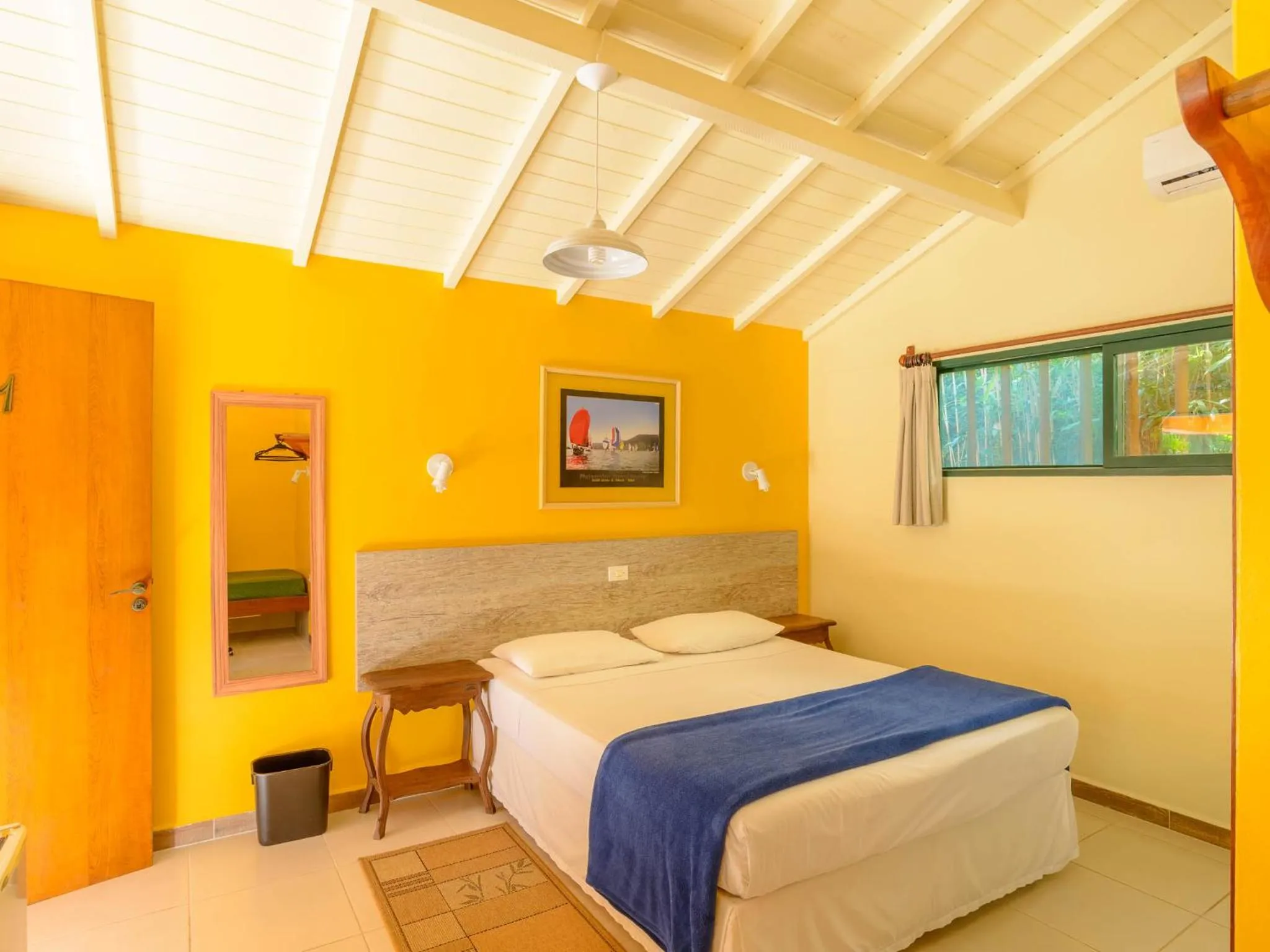 Bed in Pousada Ecoilha