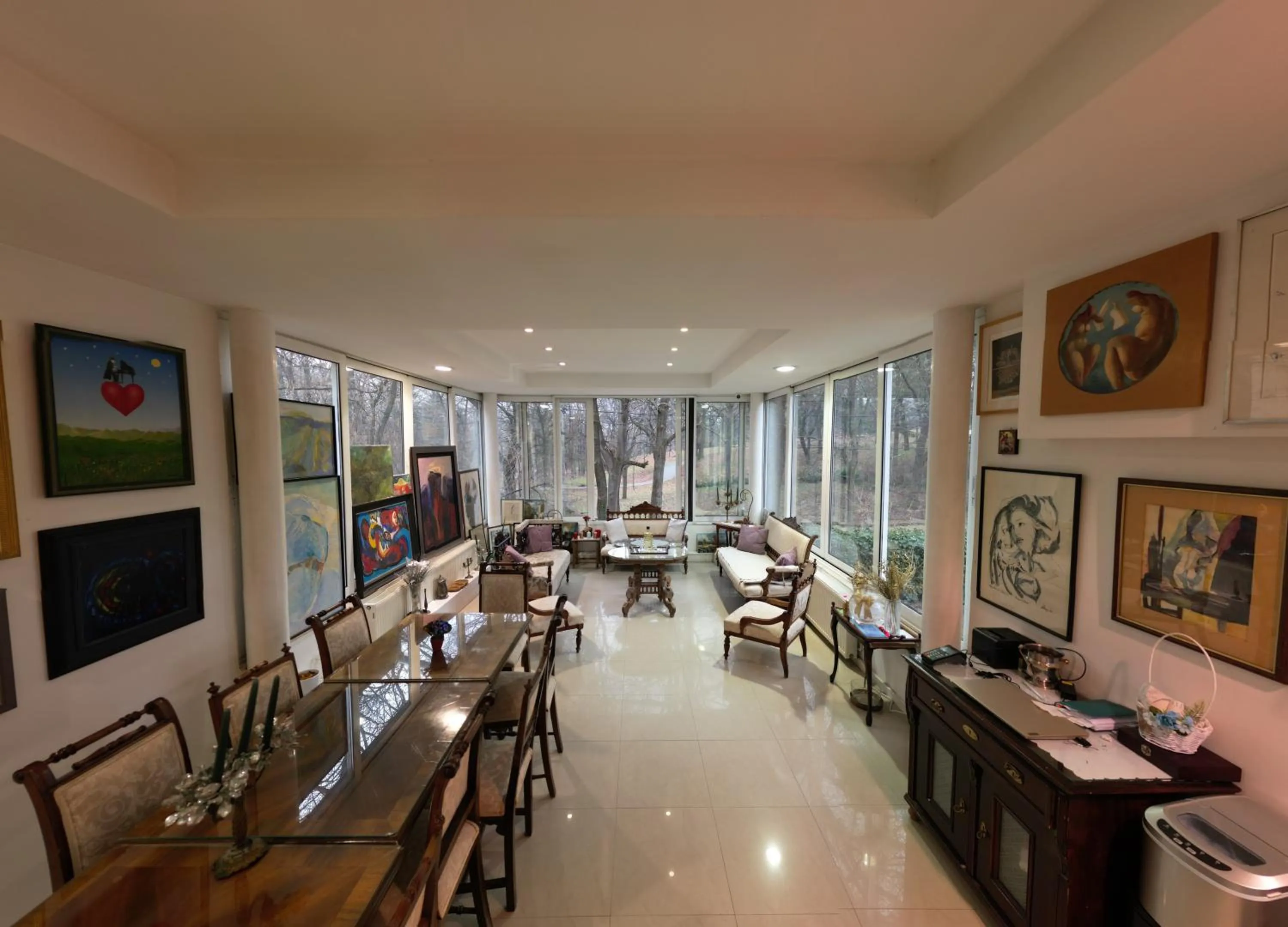 Dining area in Vila Mila