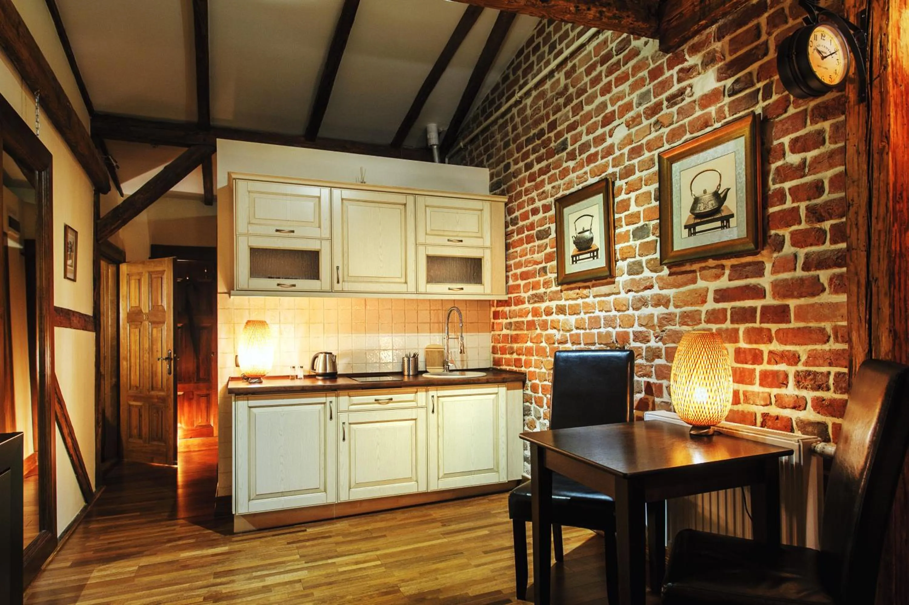 Kitchen or kitchenette in Apartamenty Chleb i Wino Toruń