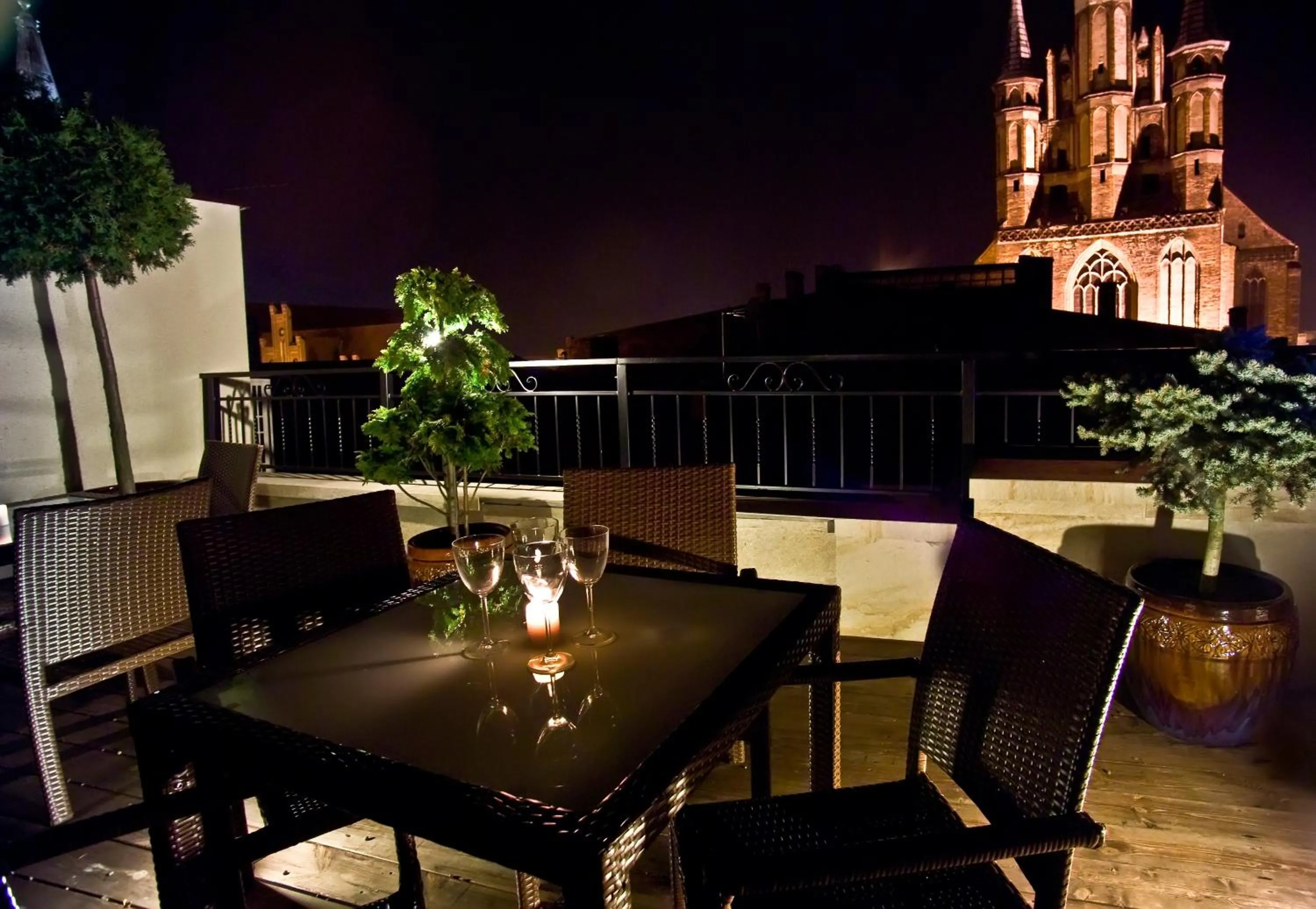 Balcony/Terrace in Apartamenty Chleb i Wino Toruń